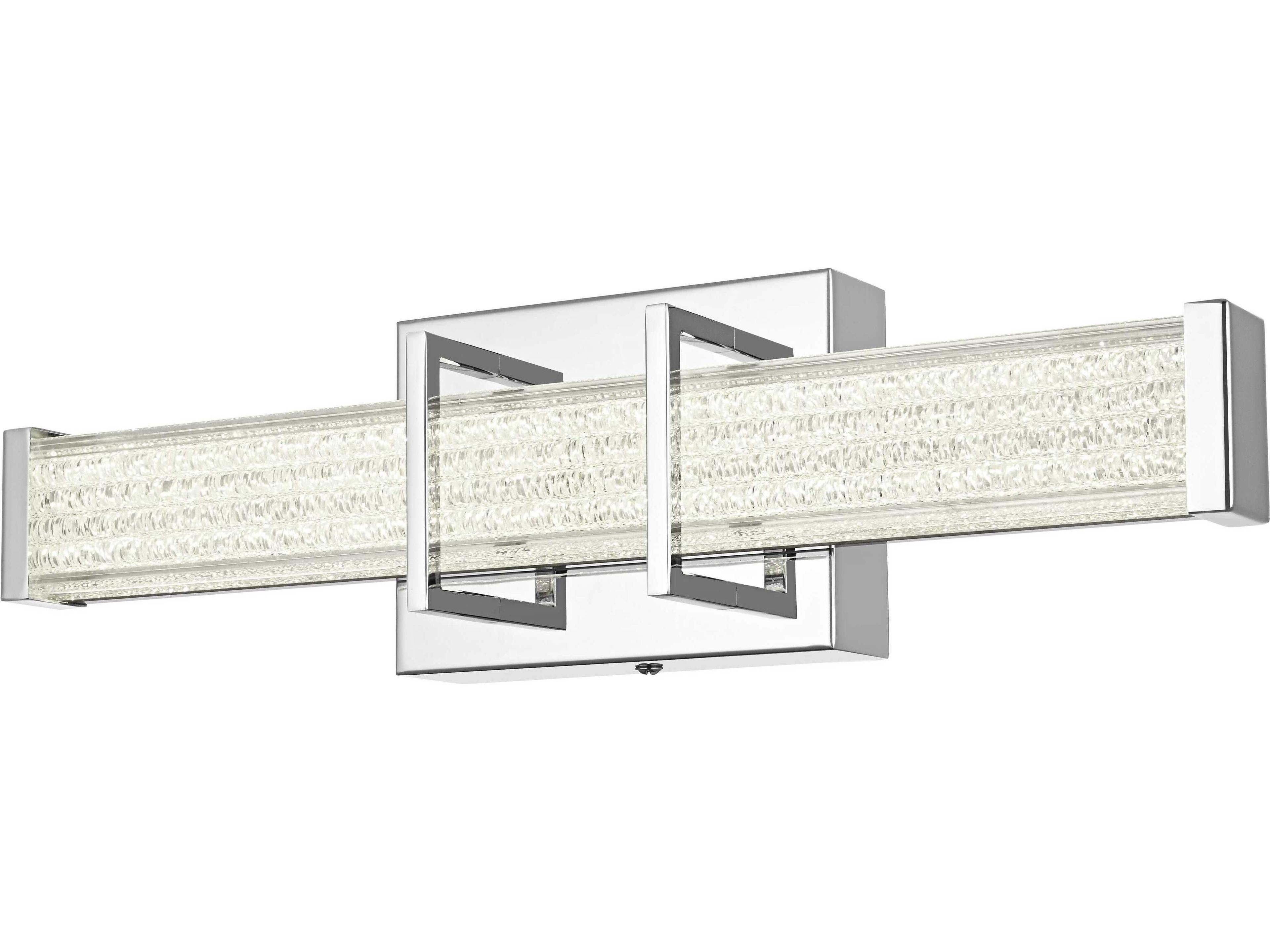 Elegant Lighting Ivaan 1-Light Chrome Vanity Light