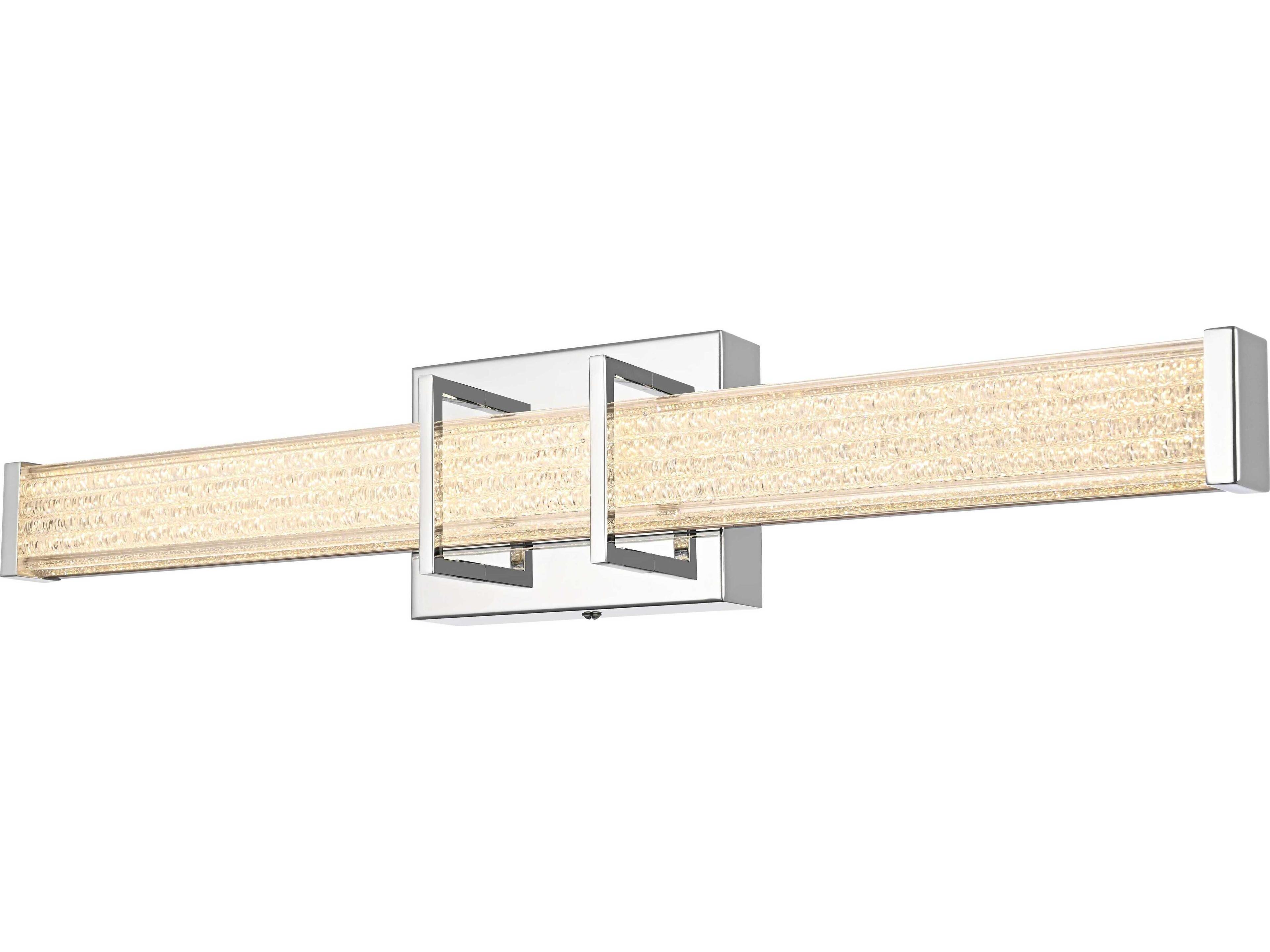 Elegant Lighting Ivaan 1-Light Chrome Vanity Light