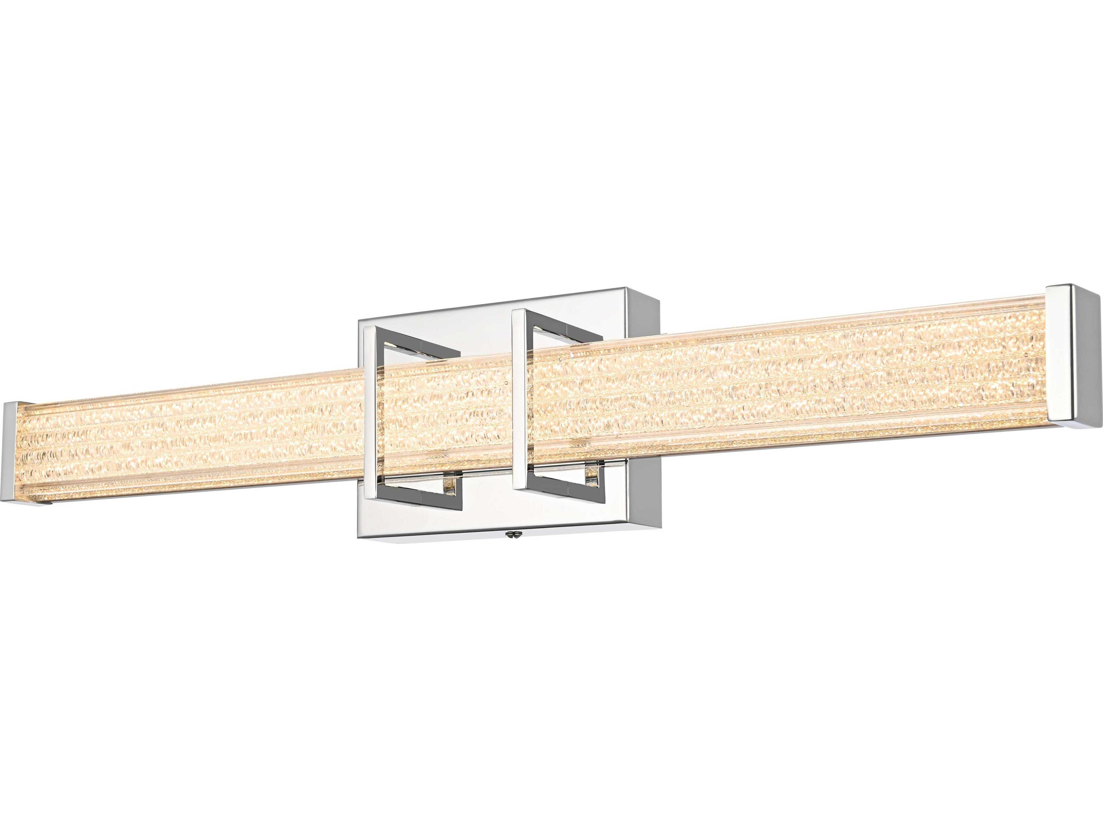 Elegant Lighting Ivaan 1-Light Chrome Vanity Light