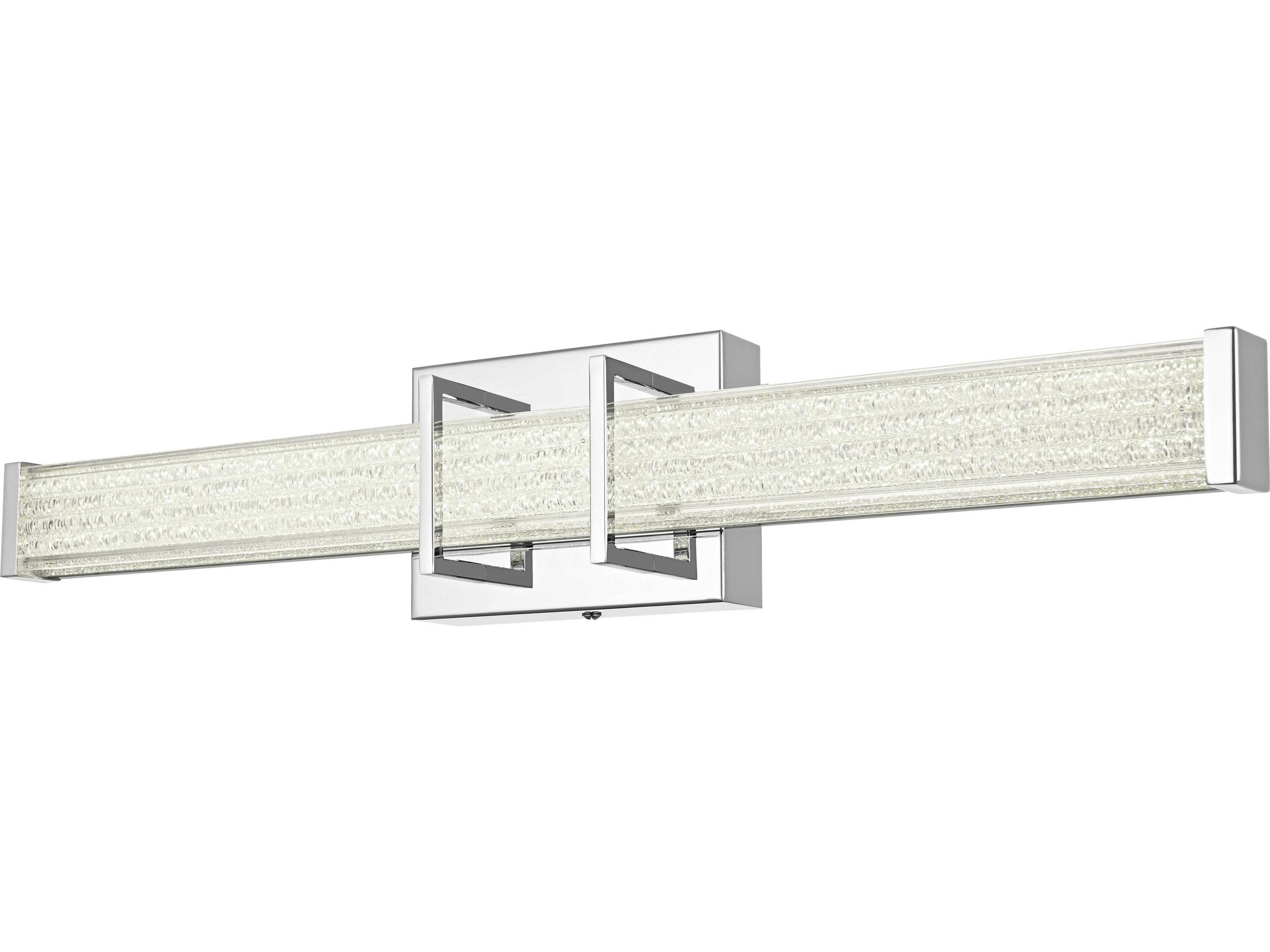 Elegant Lighting Ivaan 1-Light Chrome Vanity Light