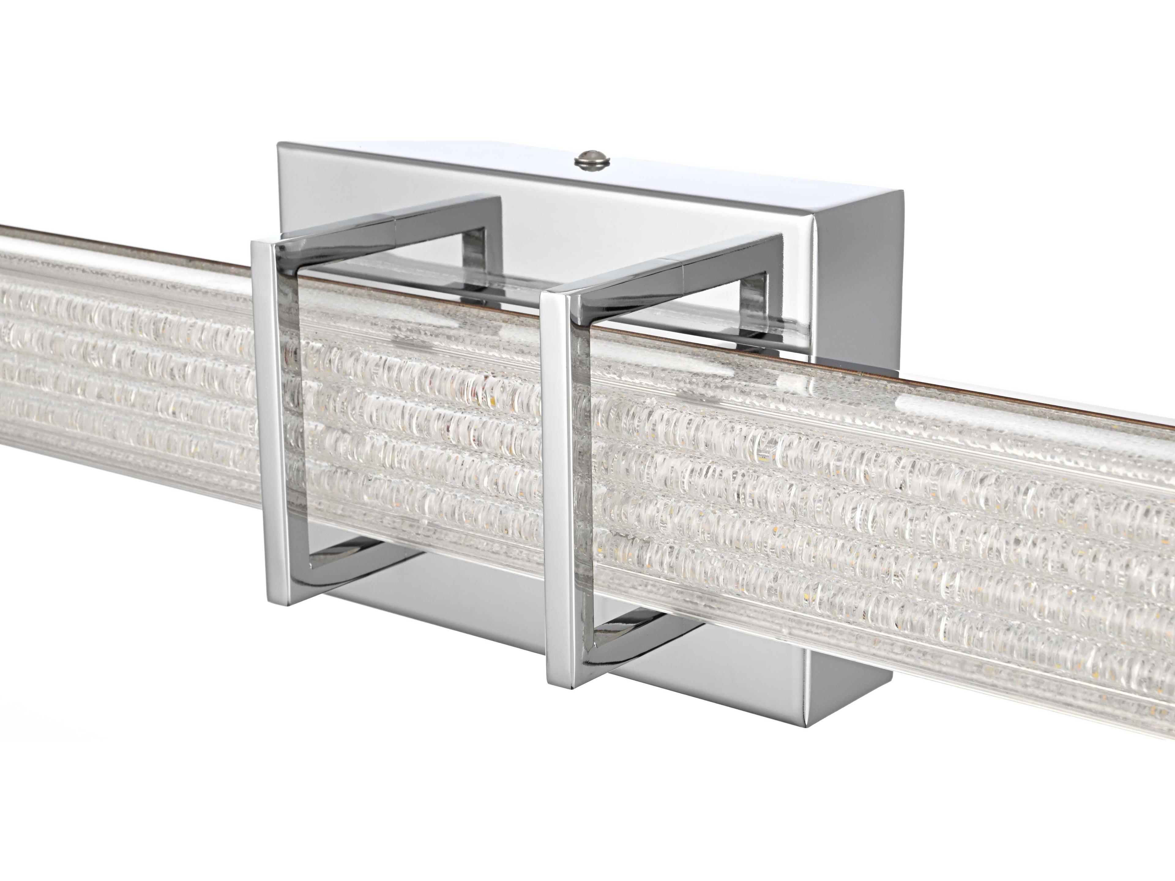 Elegant Lighting Ivaan 1-Light Chrome Vanity Light