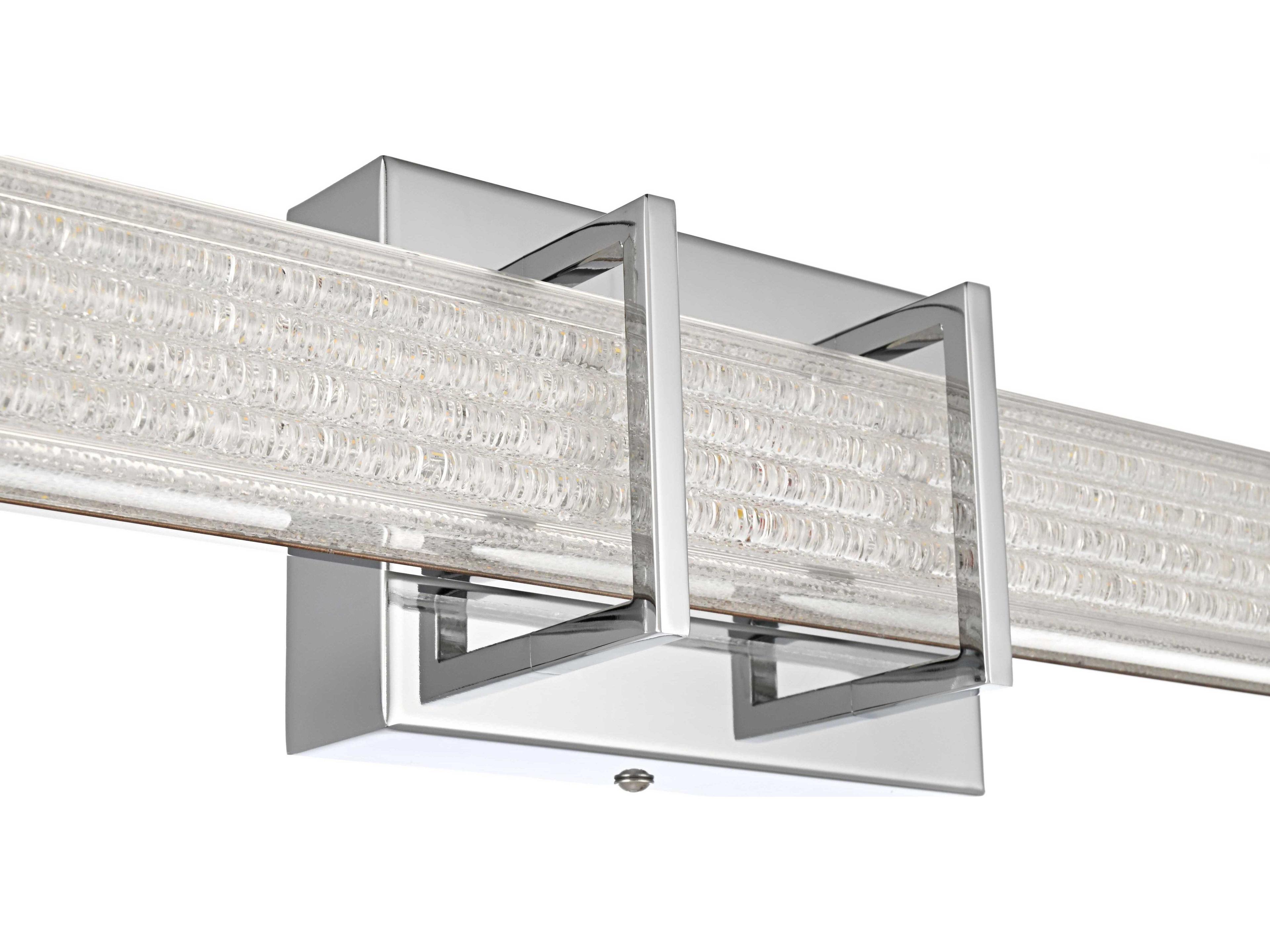 Elegant Lighting Ivaan 1-Light Chrome Vanity Light