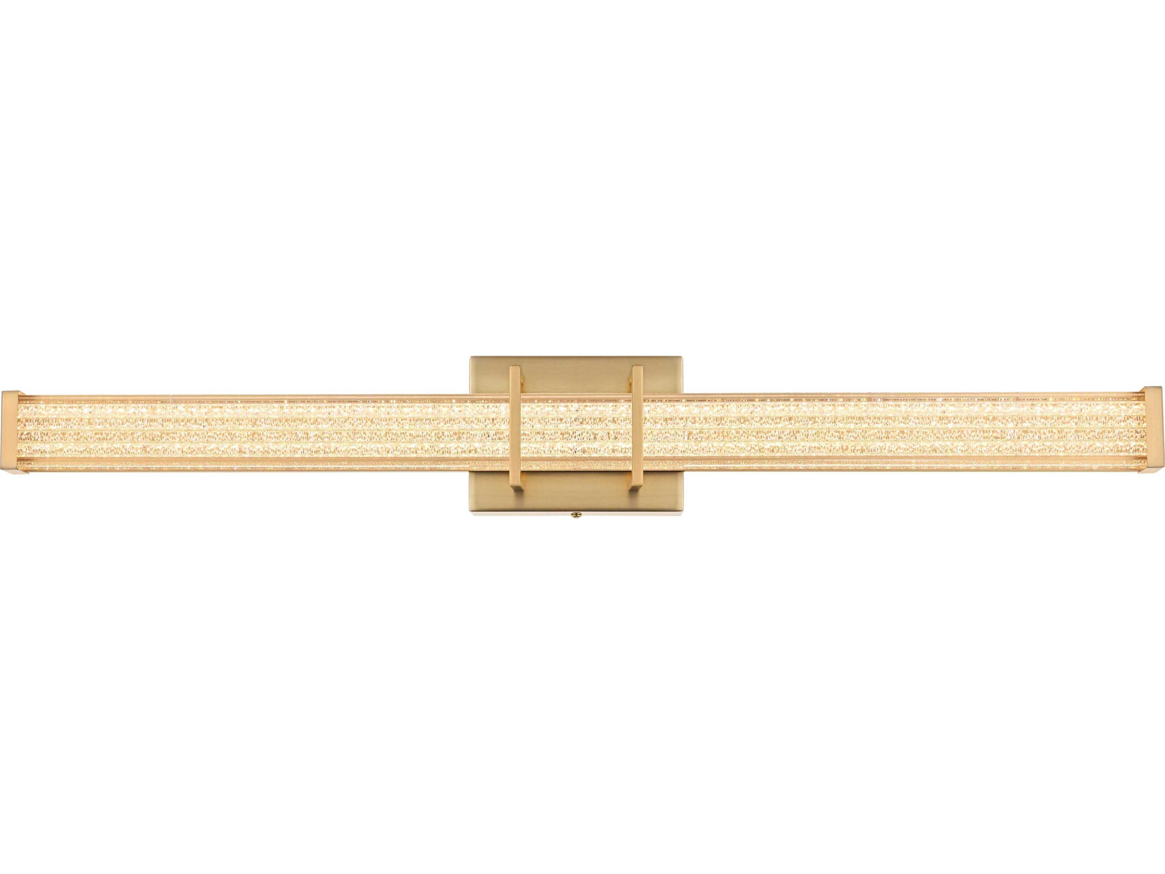 Ivaan 1-Light Satin Gold Vanity Light