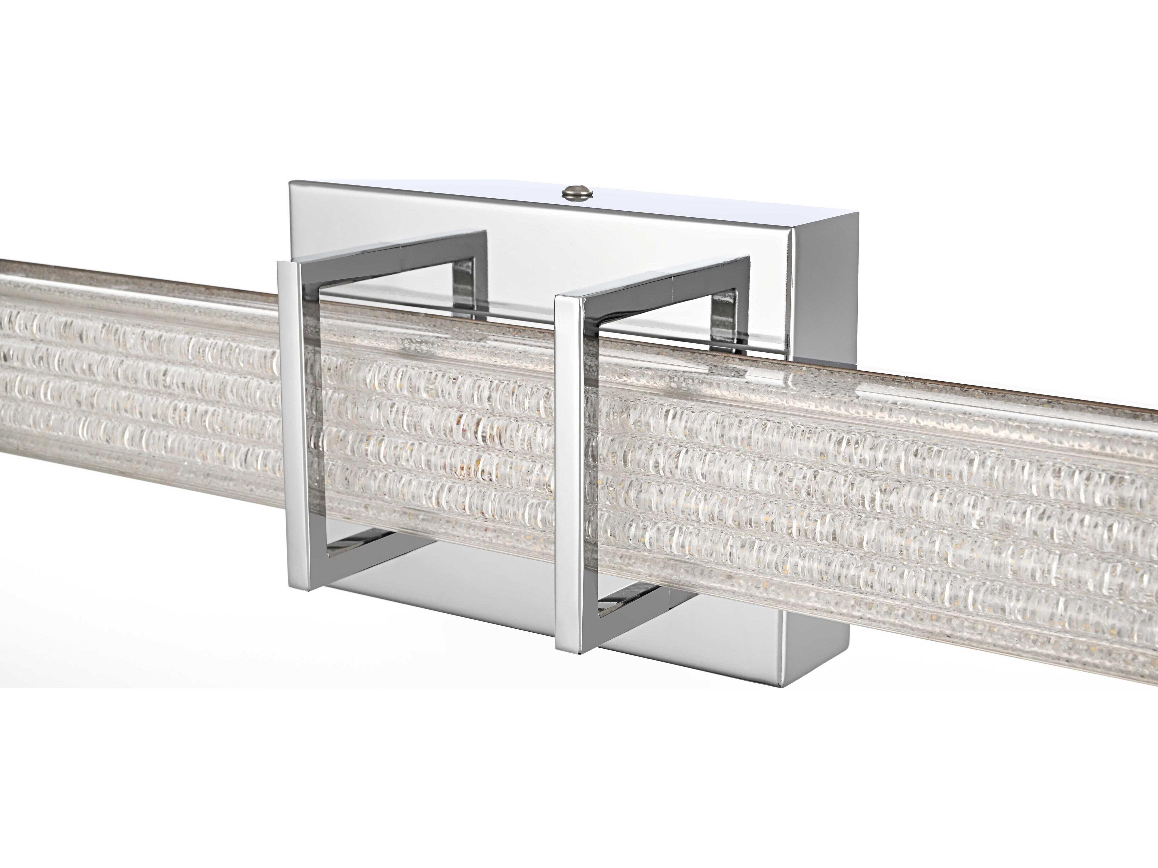 Elegant Lighting Ivaan 1-Light Chrome Vanity Light