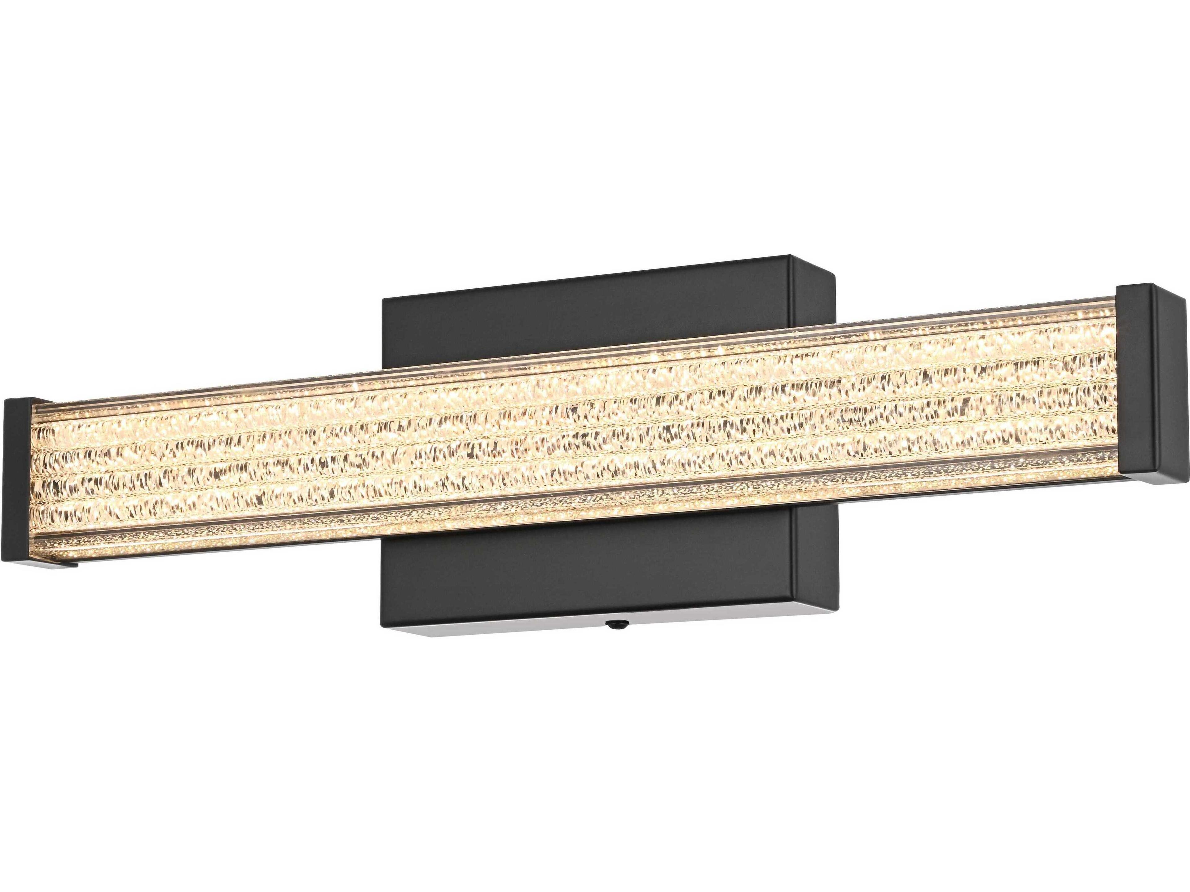 Elegant Lighting Jaxx 1-Light Black Vanity Light