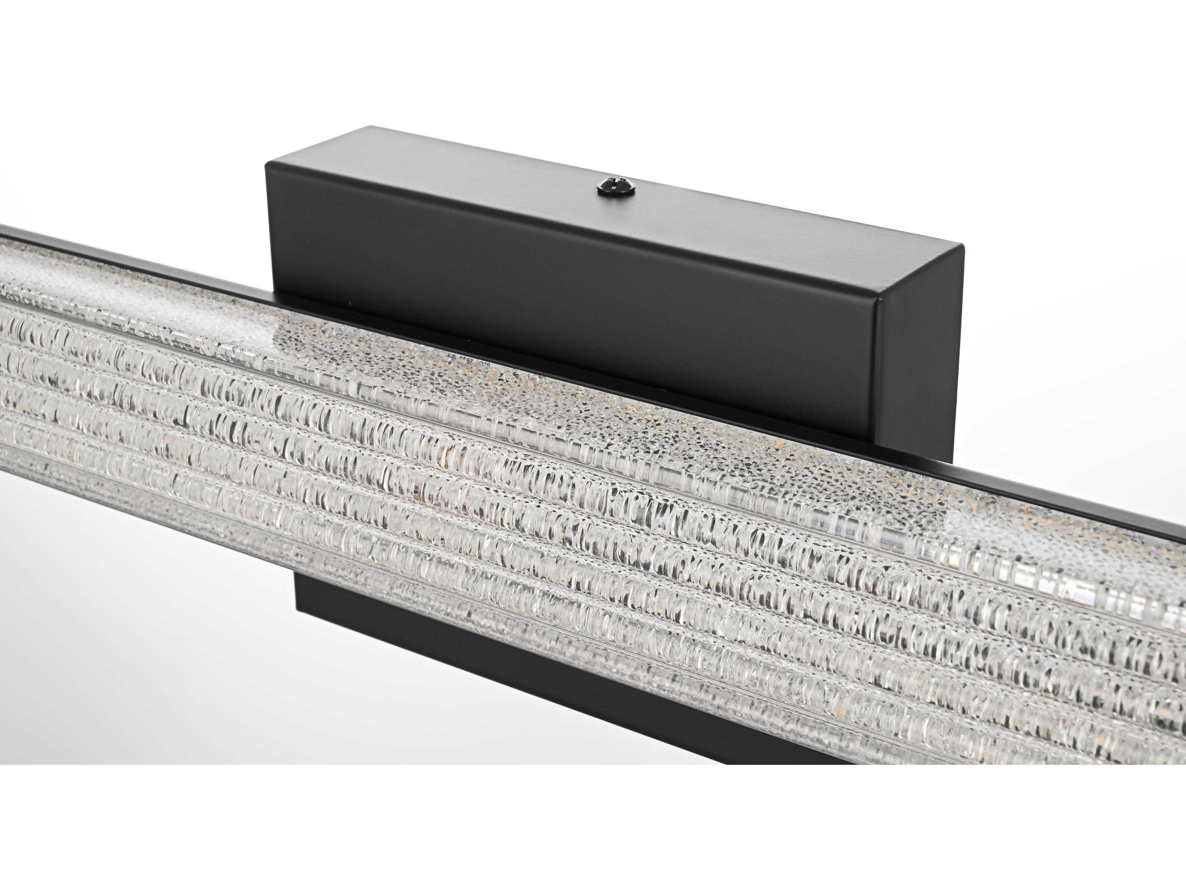 Elegant Lighting Jaxx 1-Light Black Vanity Light