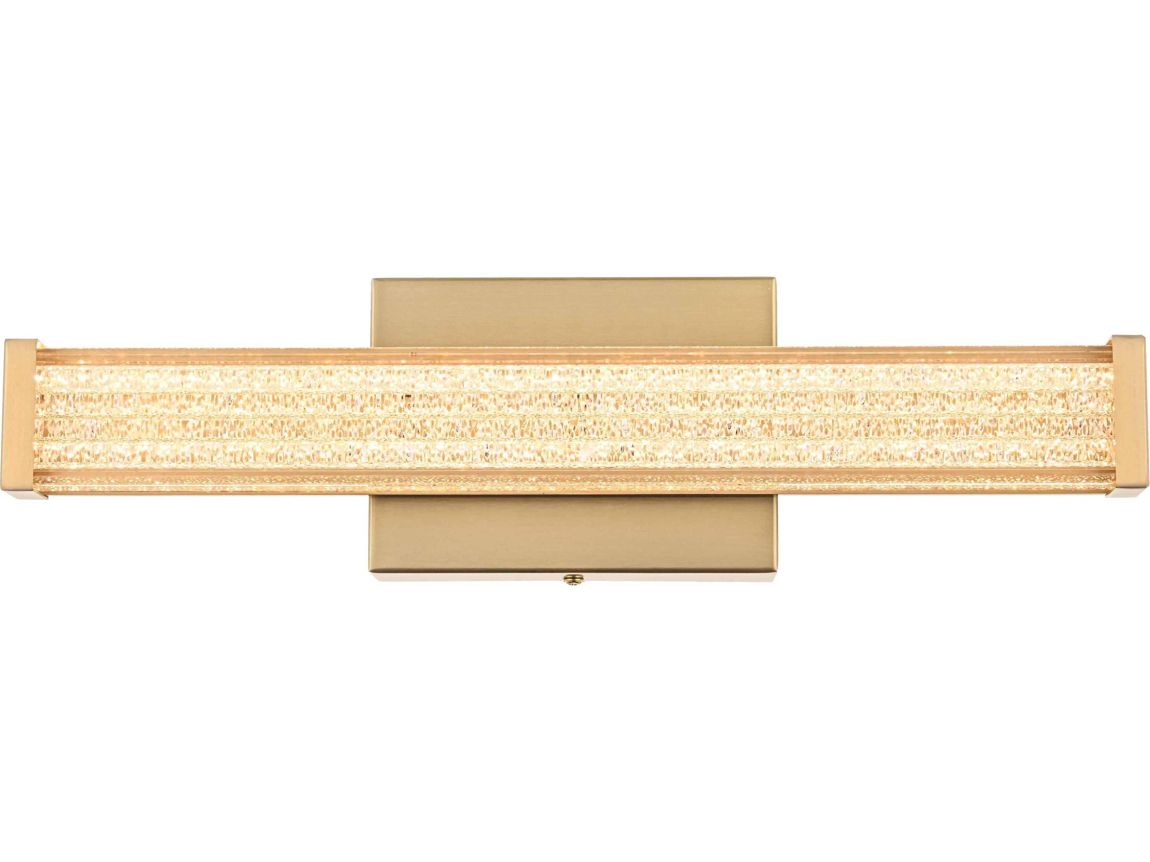 Jaxx 1-Light Satin Gold Vanity Light