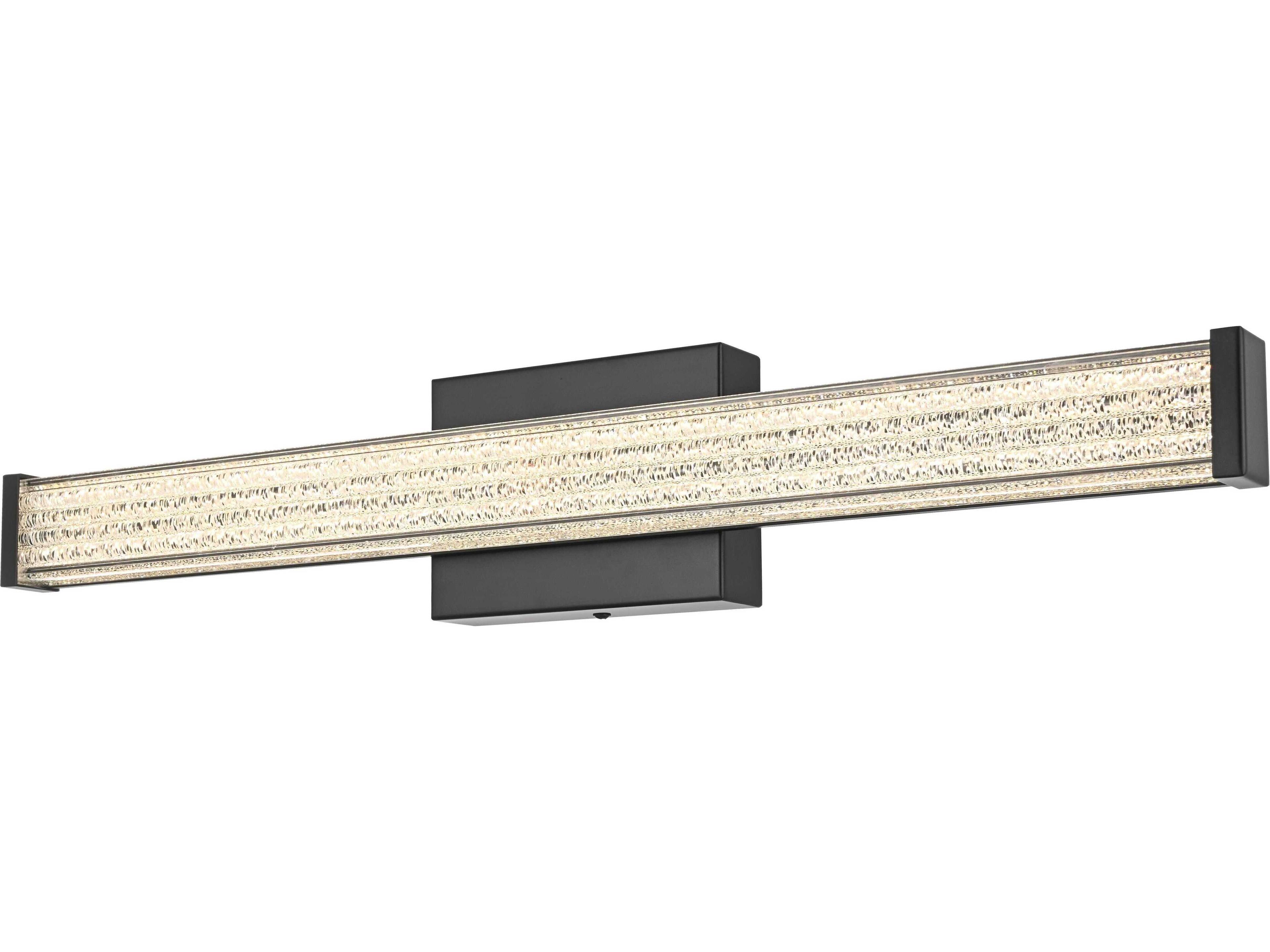 Elegant Lighting Jaxx 1-Light Black Vanity Light