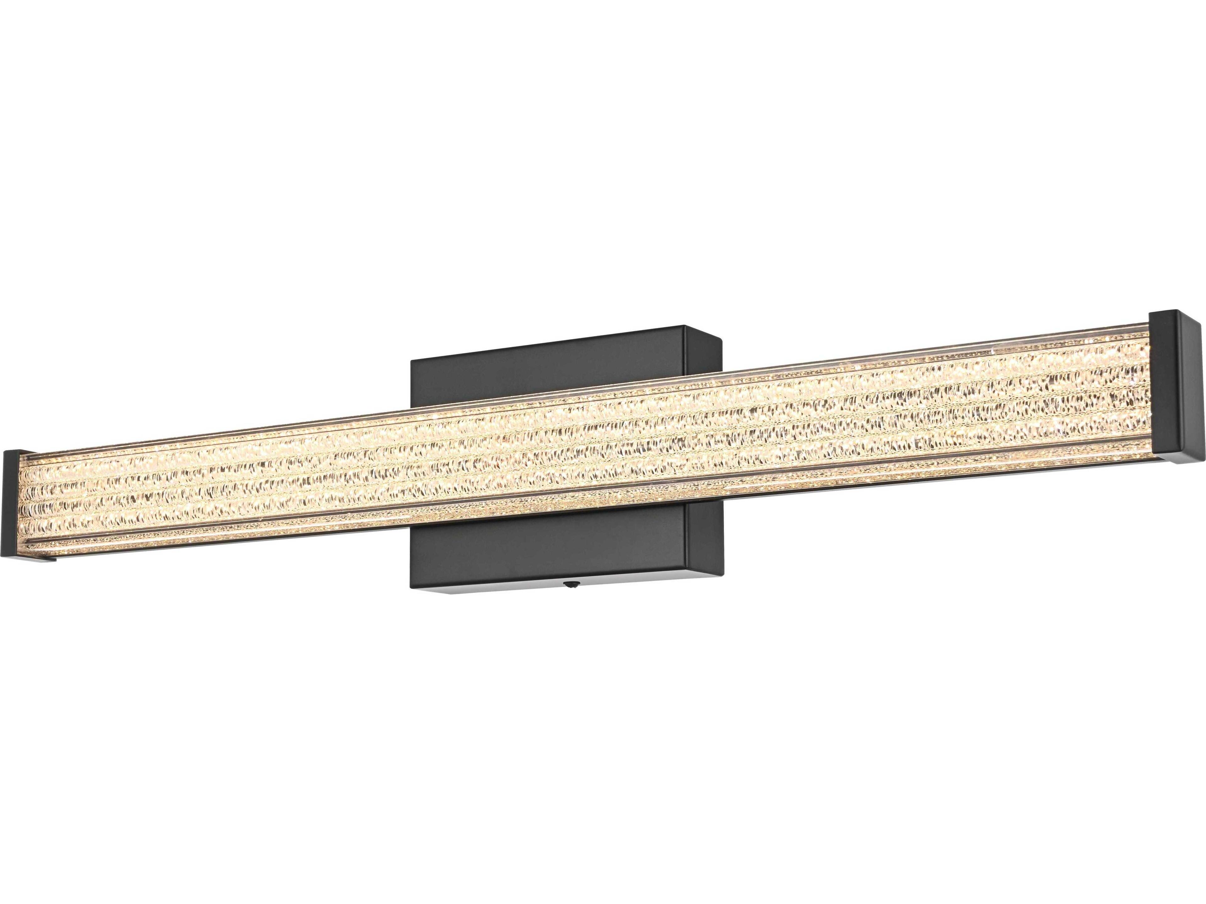 Elegant Lighting Jaxx 1-Light Black Vanity Light