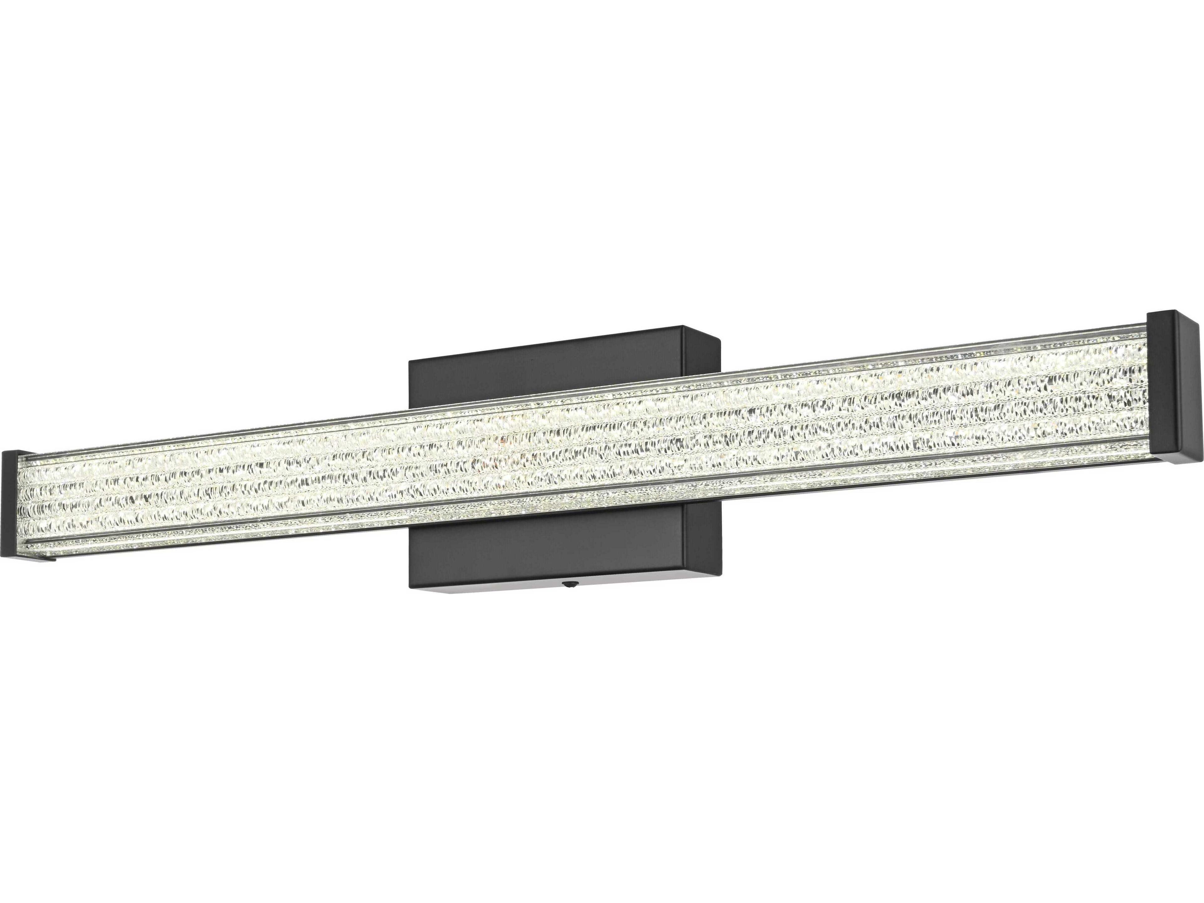 Elegant Lighting Jaxx 1-Light Black Vanity Light