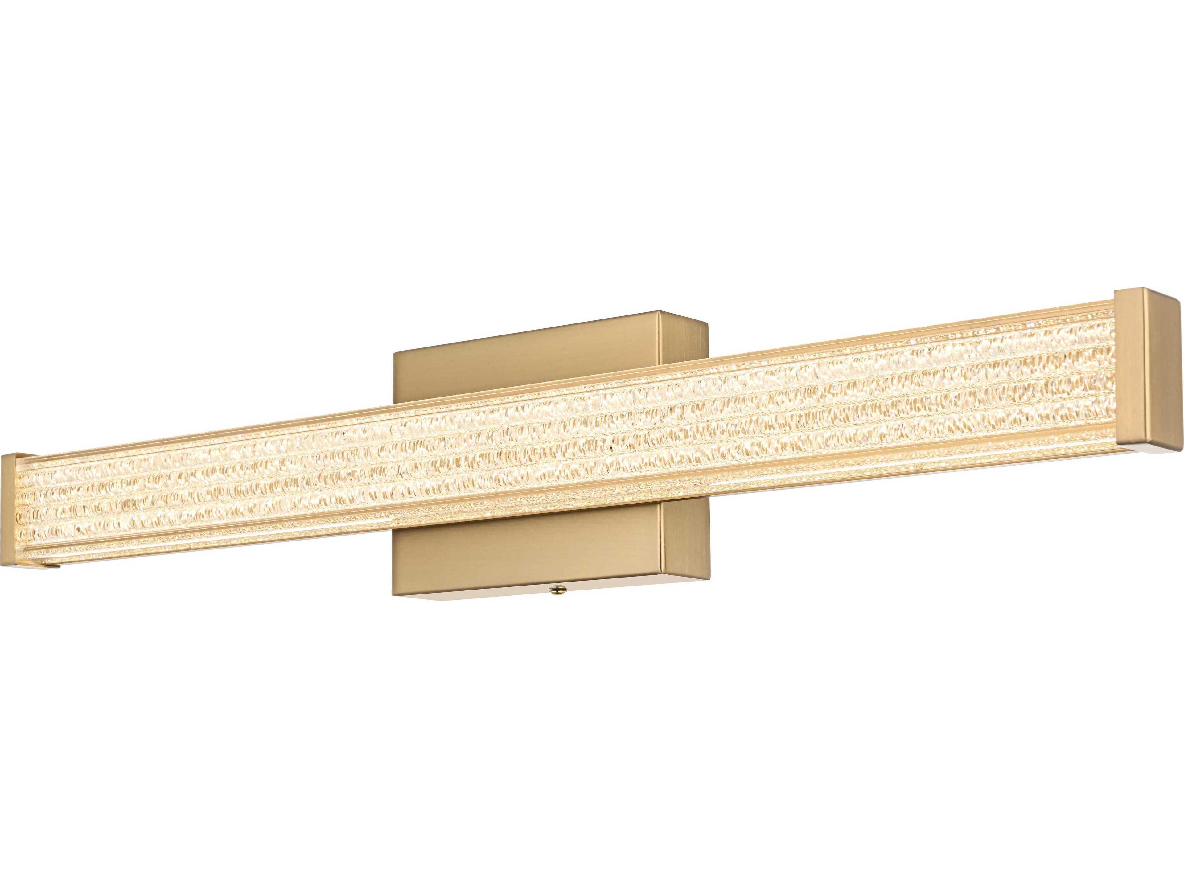 Elegant Lighting Jaxx 1-Light Satin Gold Vanity Light