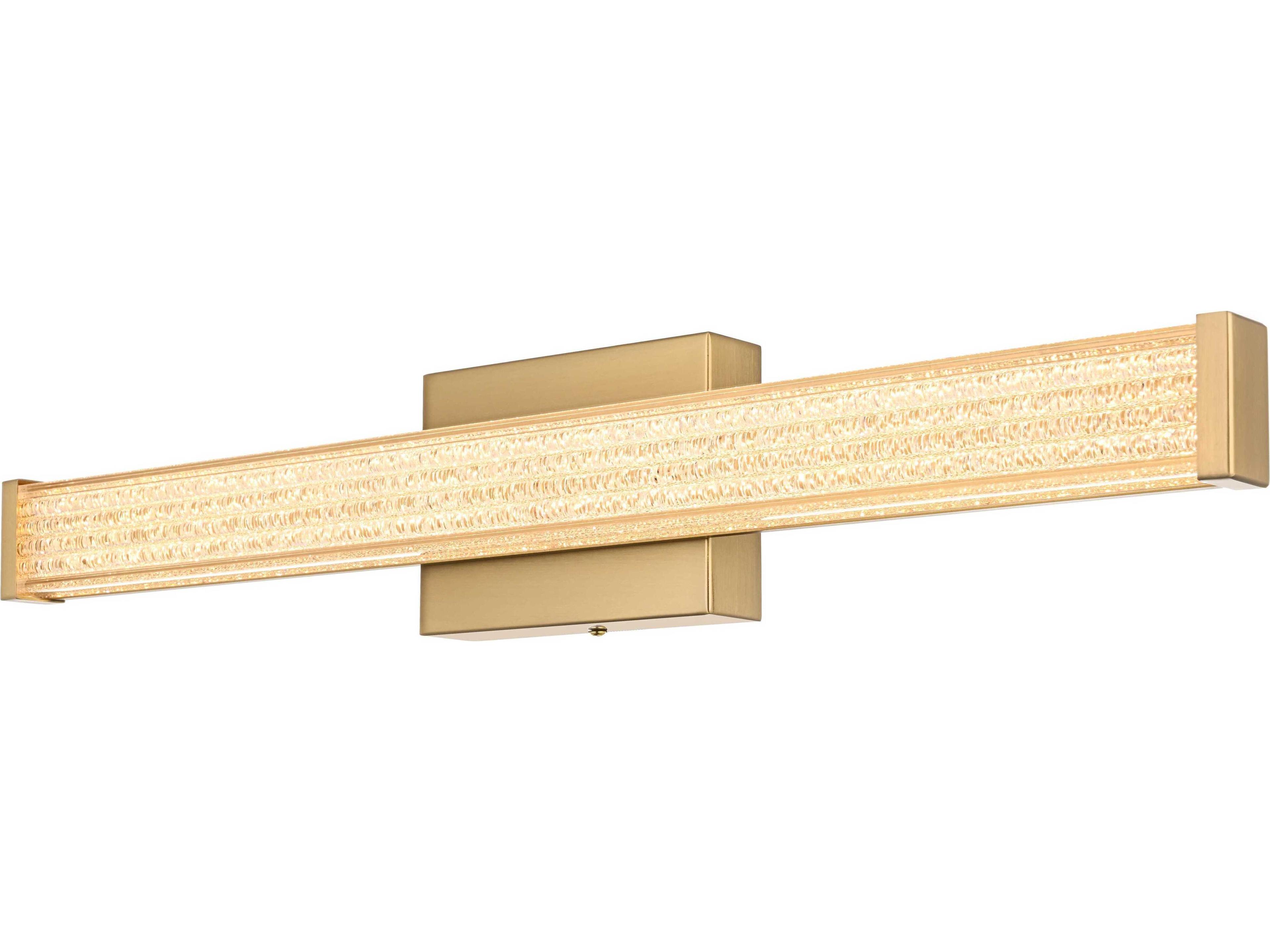 Elegant Lighting Jaxx 1-Light Satin Gold Vanity Light