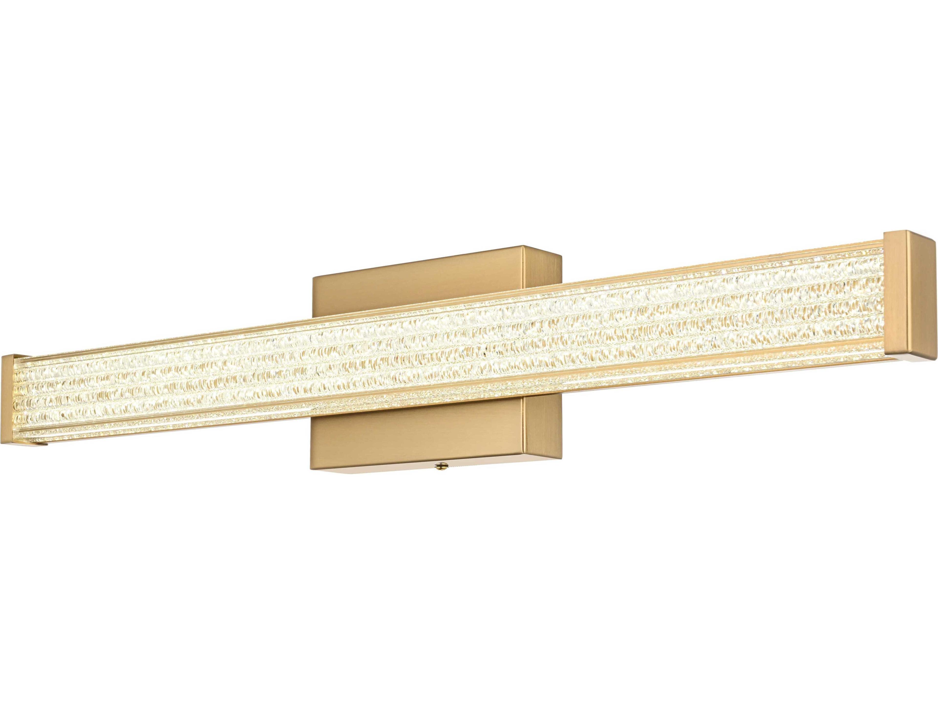 Elegant Lighting Jaxx 1-Light Satin Gold Vanity Light