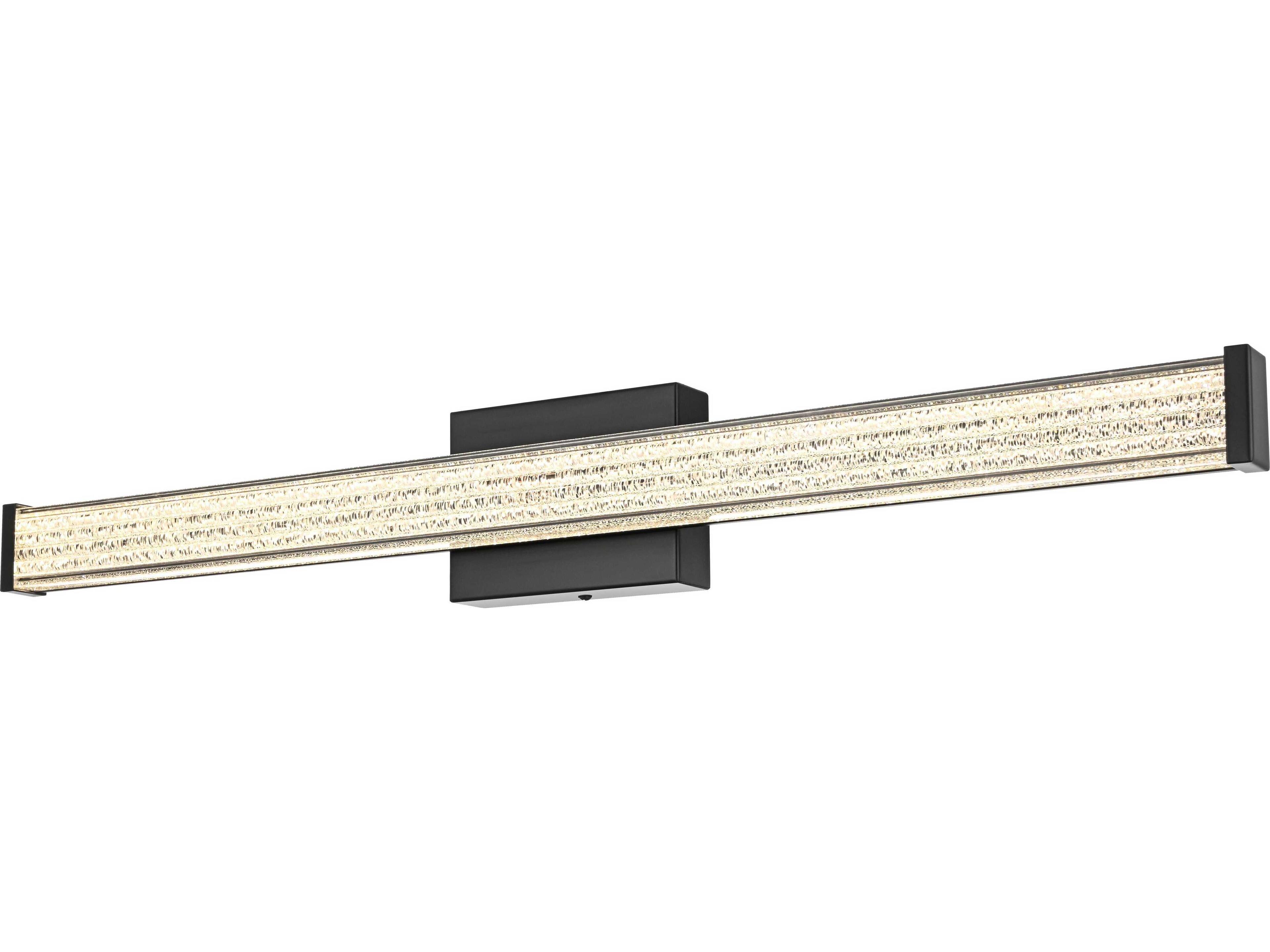 Elegant Lighting Jaxx 1-Light Black Vanity Light