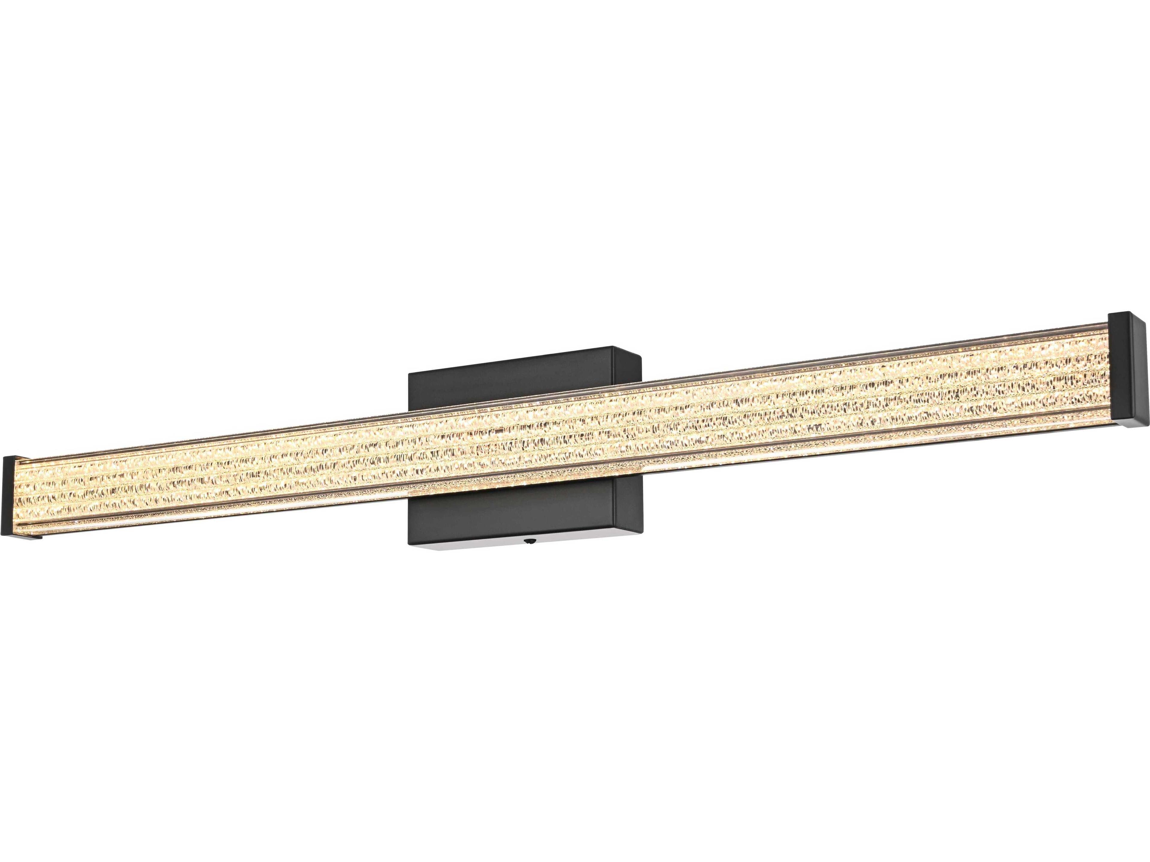 Elegant Lighting Jaxx 1-Light Black Vanity Light