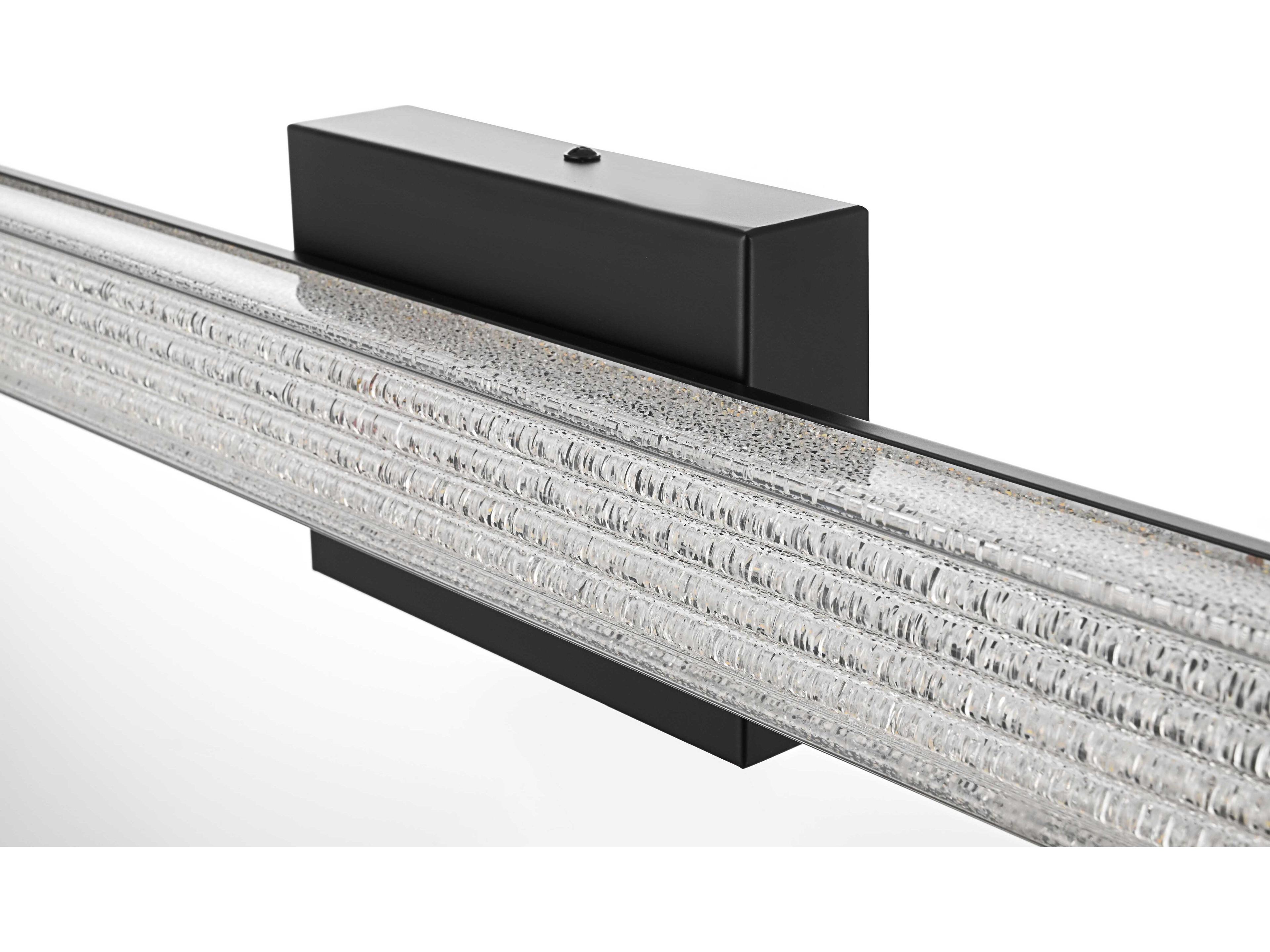 Elegant Lighting Jaxx 1-Light Black Vanity Light