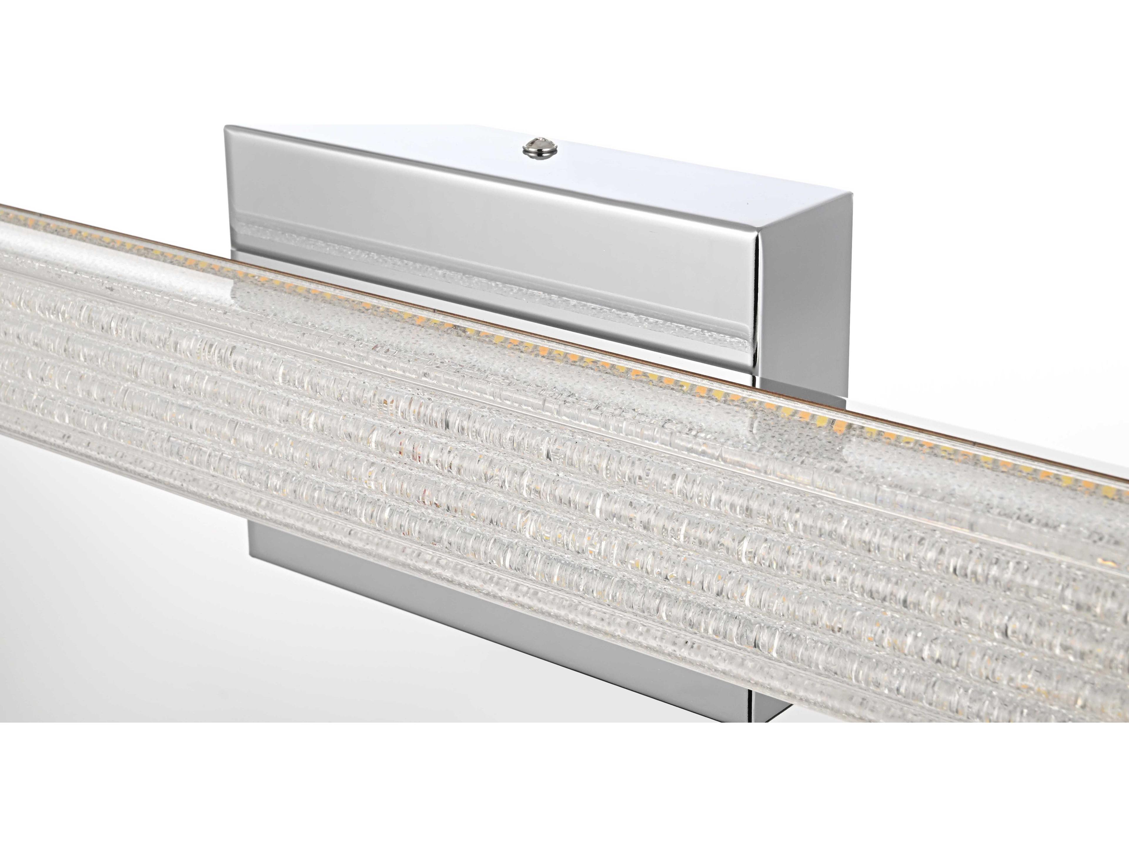 Elegant Lighting Jaxx 1-Light Chrome Vanity Light