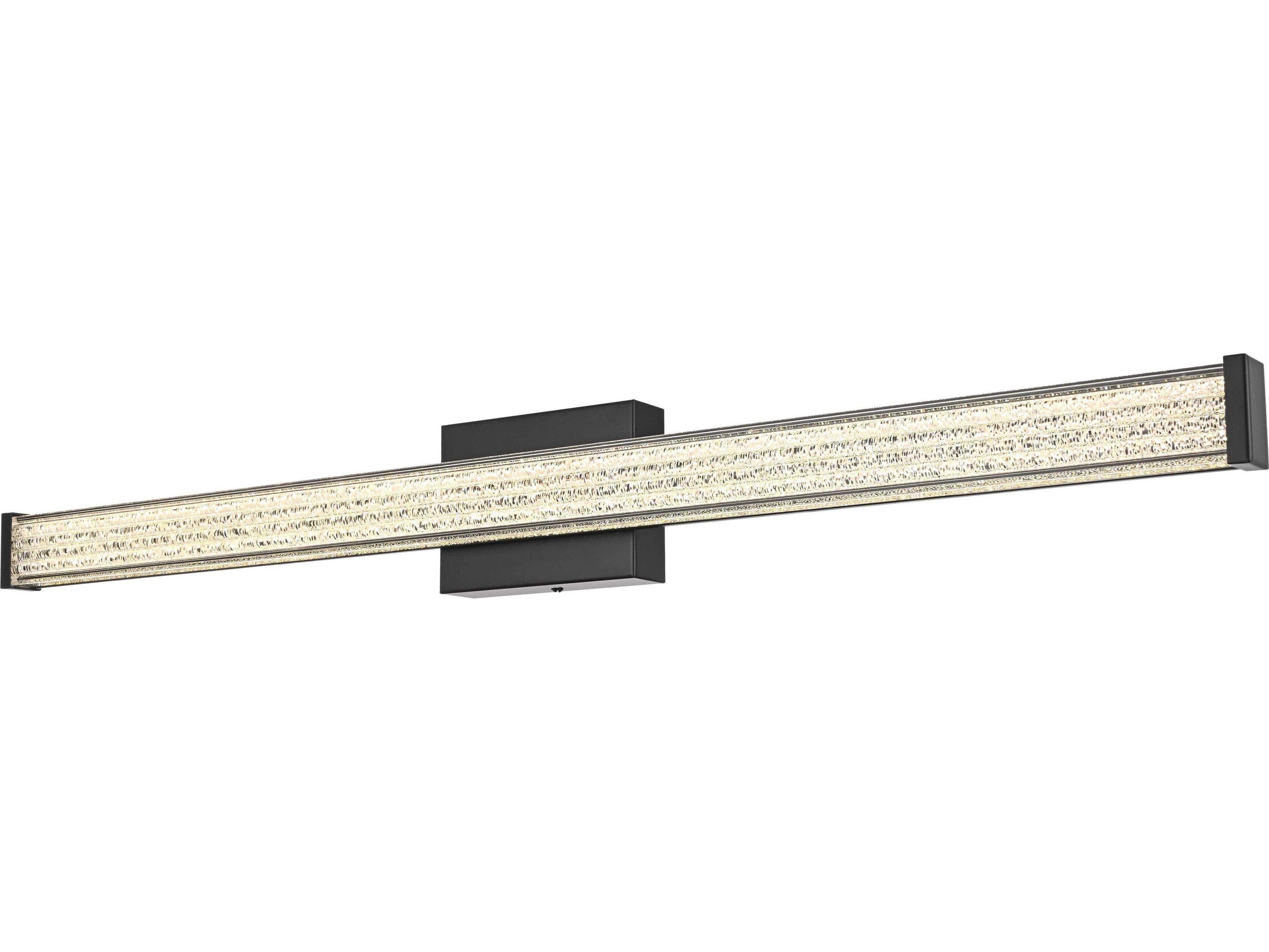 Elegant Lighting Jaxx 1-Light Black Vanity Light