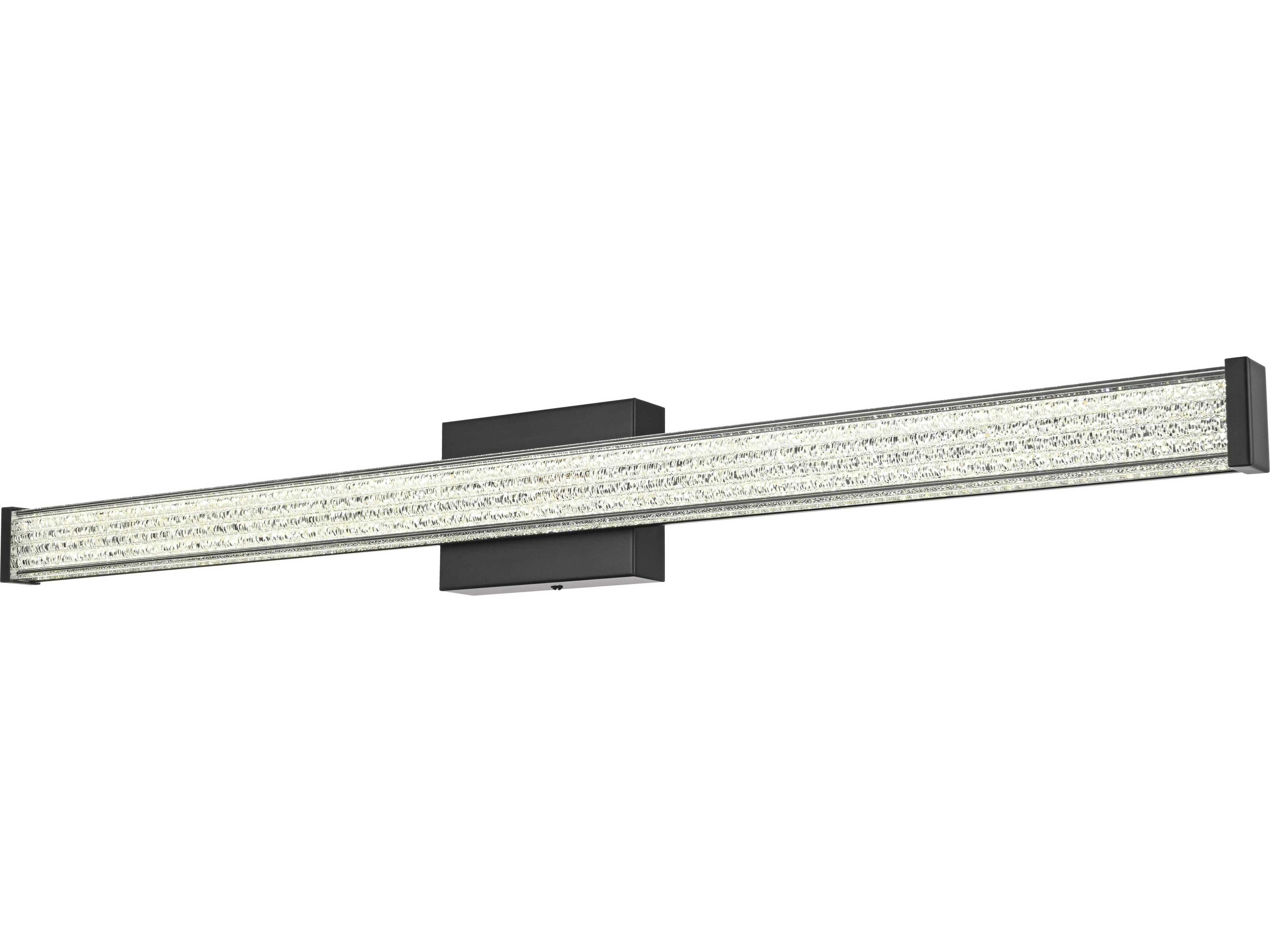 Elegant Lighting Jaxx 1-Light Black Vanity Light