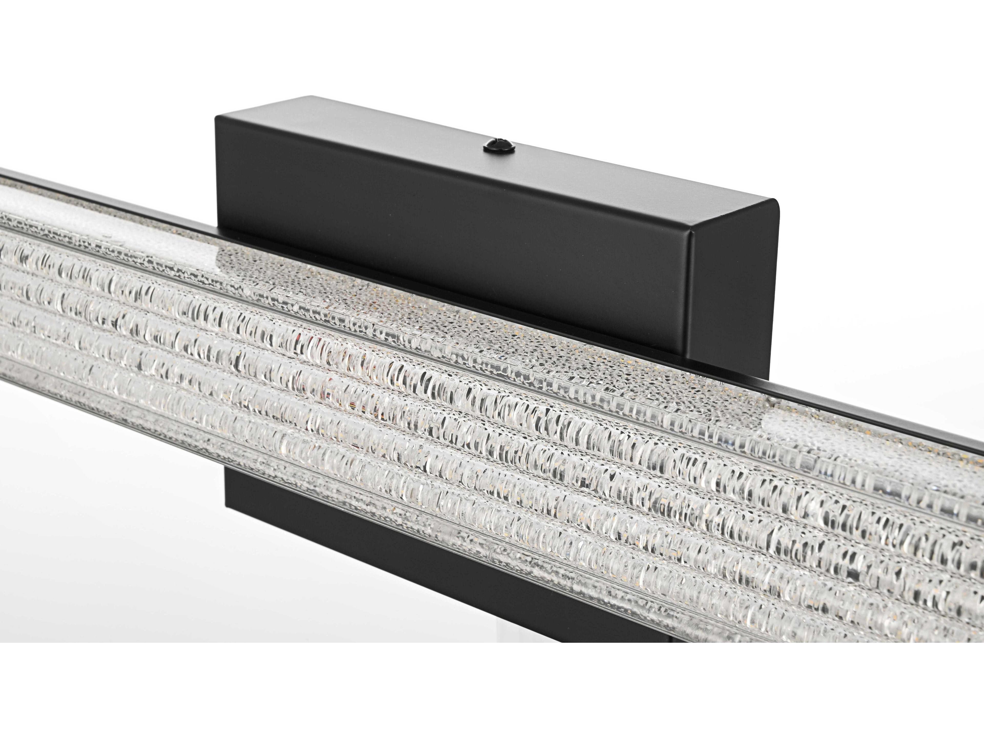 Elegant Lighting Jaxx 1-Light Black Vanity Light