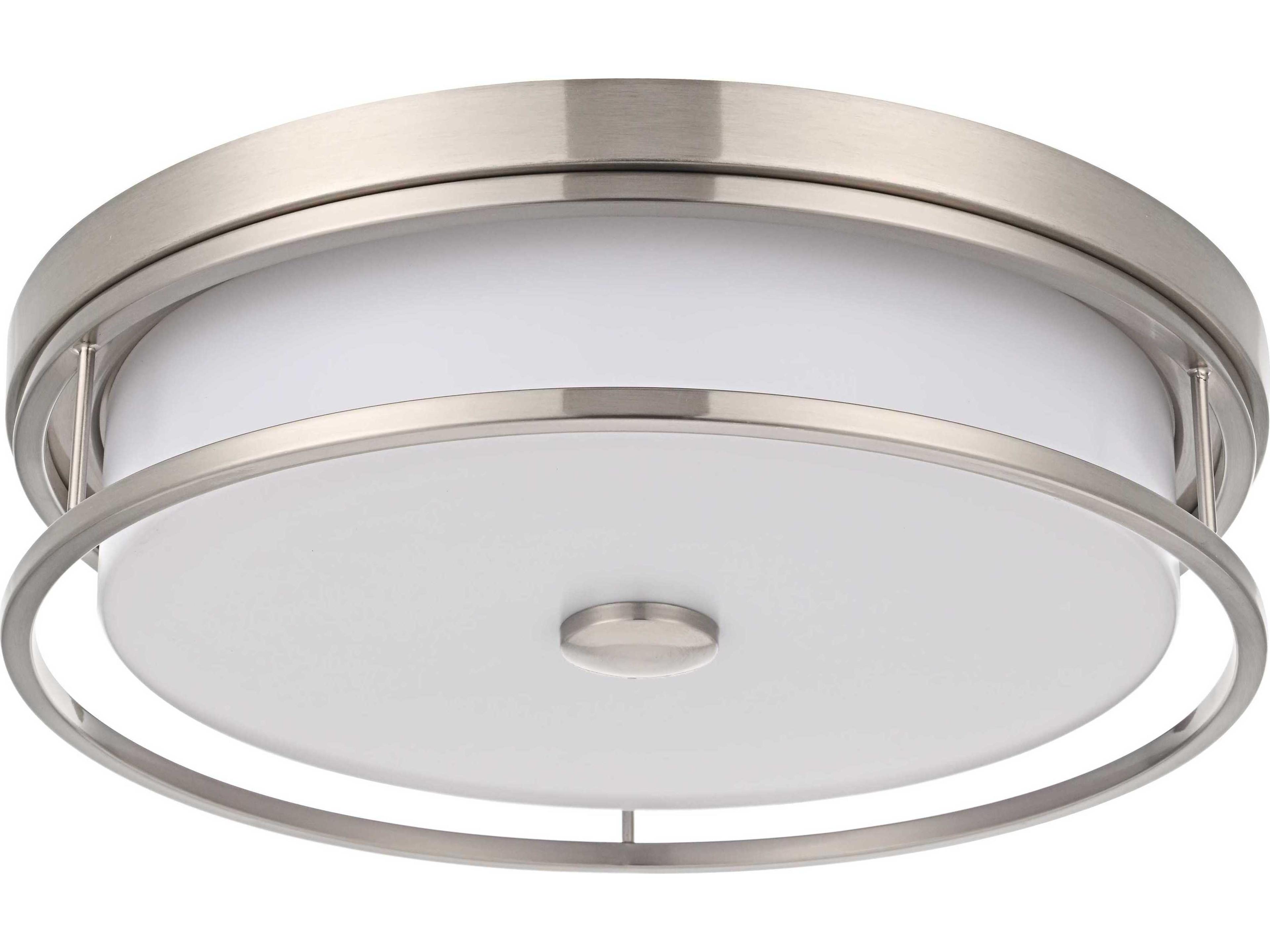 Elegant Lighting Kolson Polished Nickel Chrome Round Flush Mount