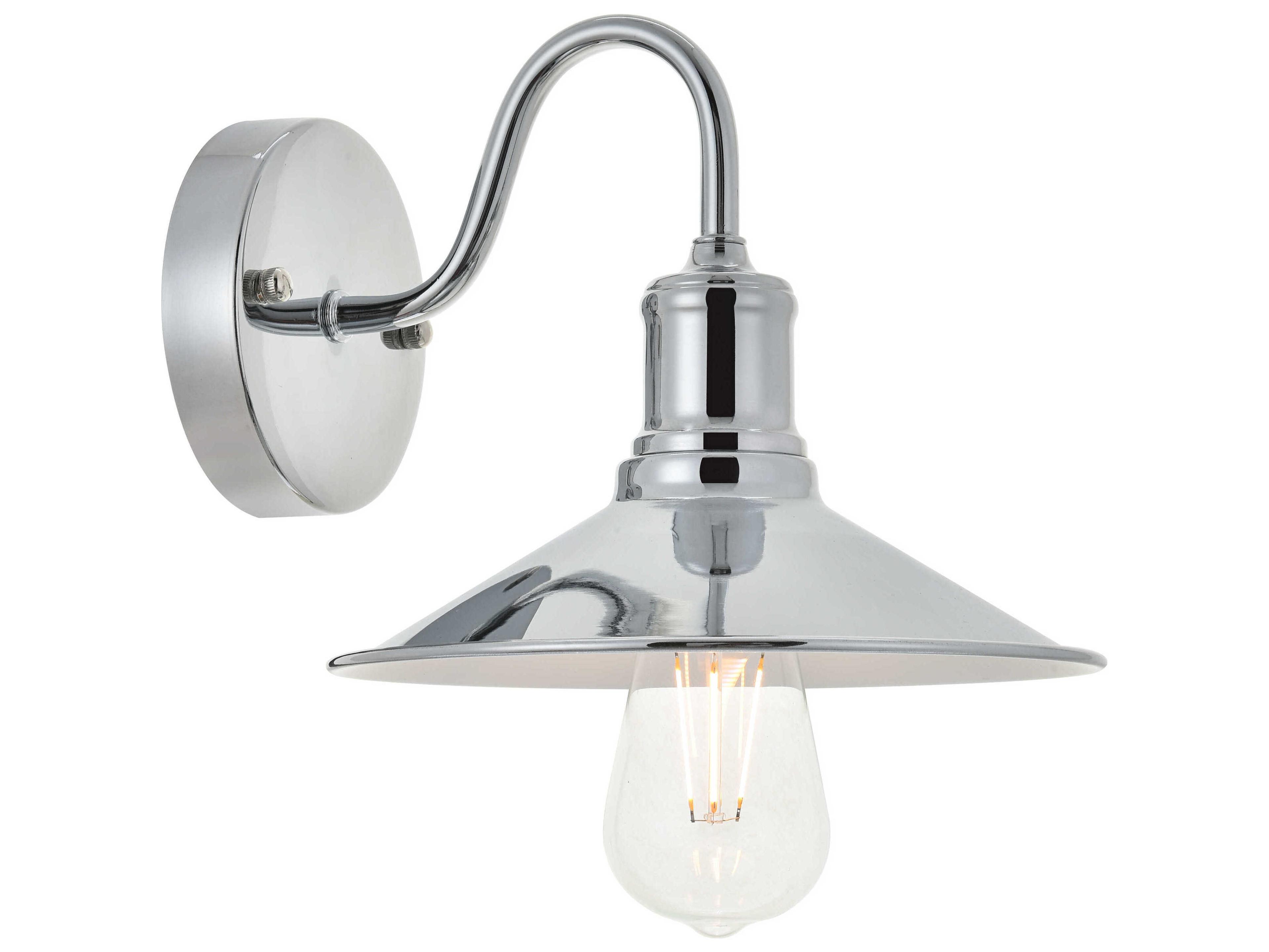 Elegant Lighting Etude 1-Light Chrome Wall Sconce