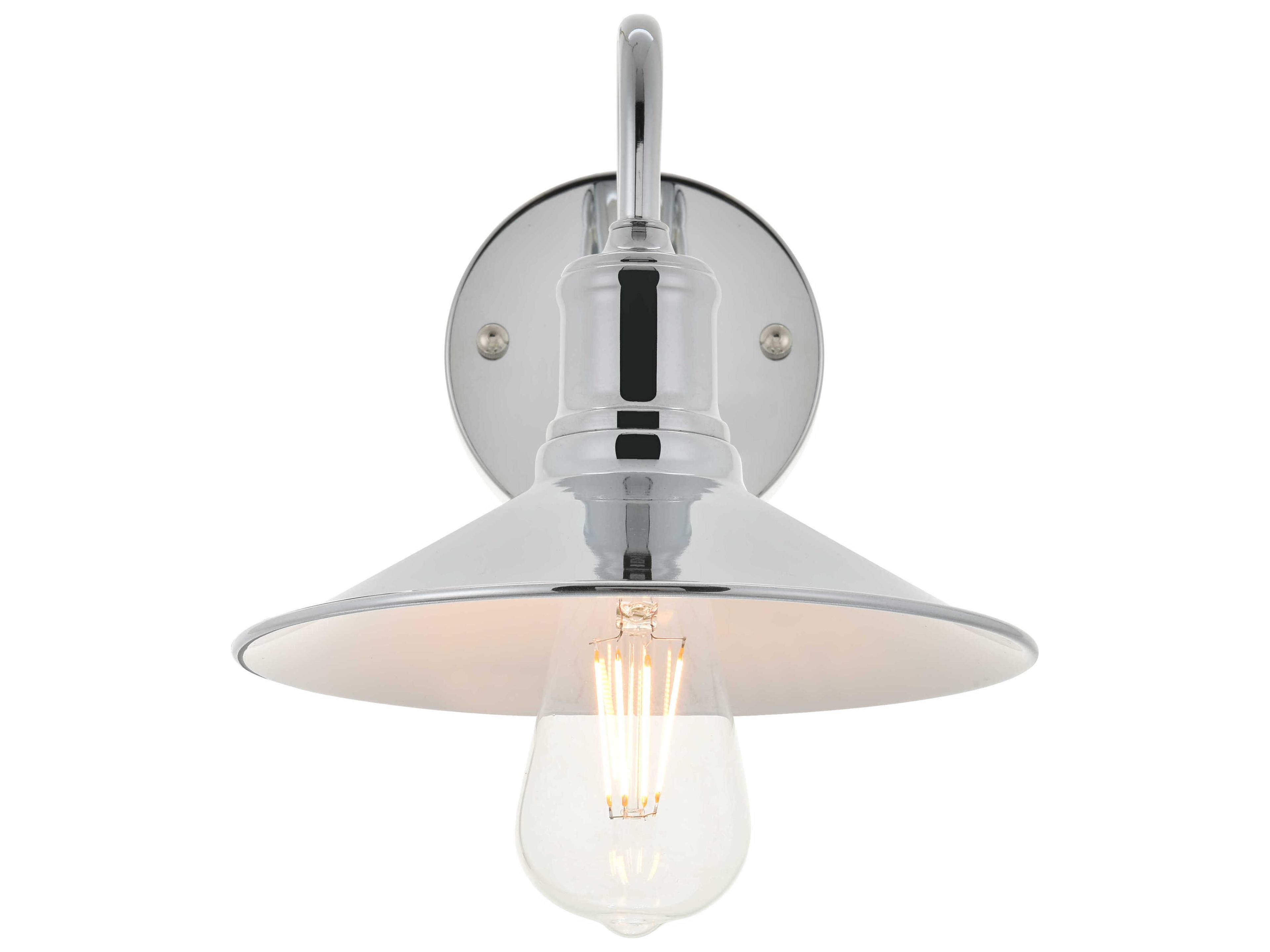 Elegant Lighting Etude 1-Light Chrome Wall Sconce