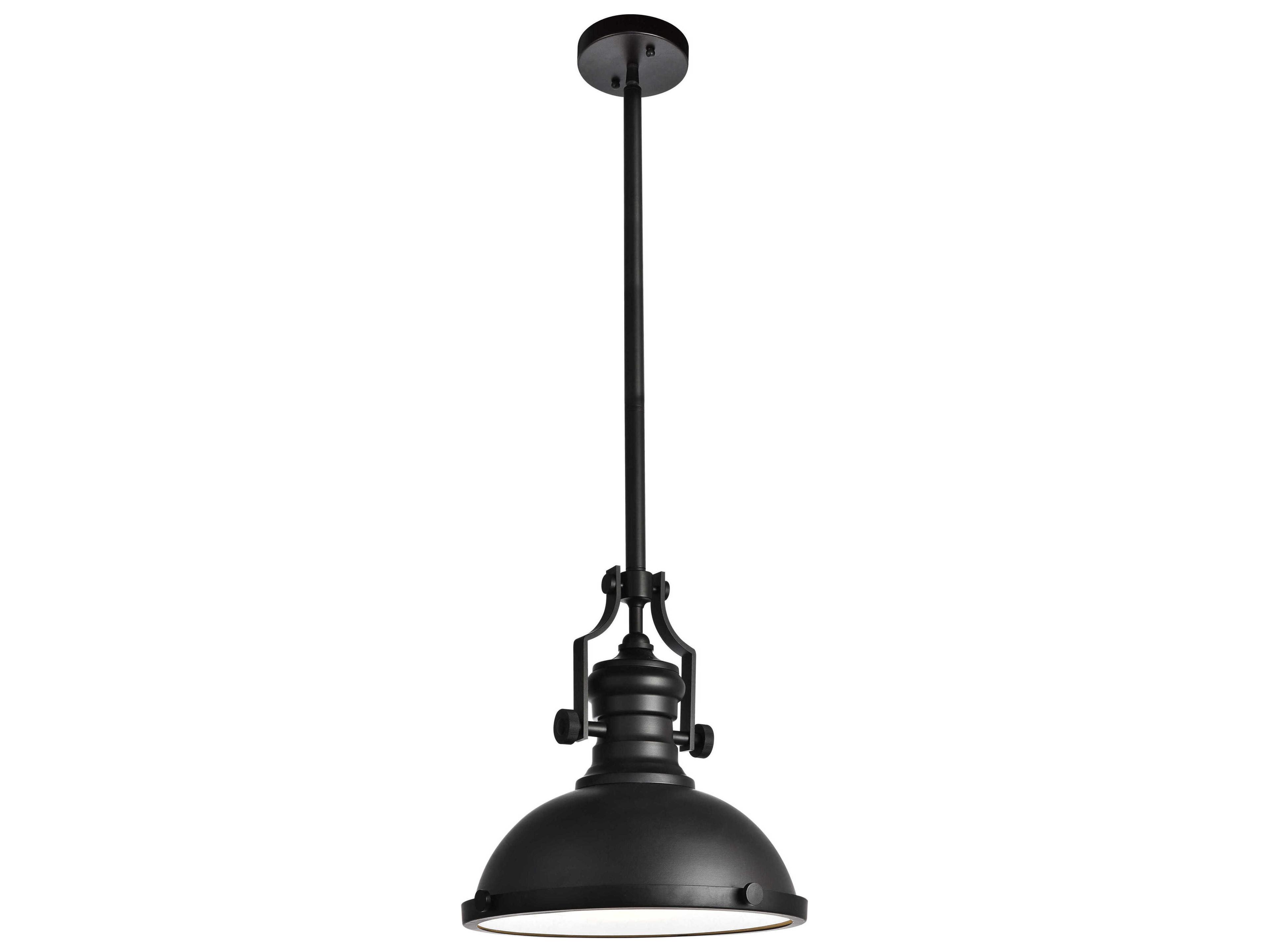 Eamon 1-Light Oil Rubbed Bronze Dome Pendant