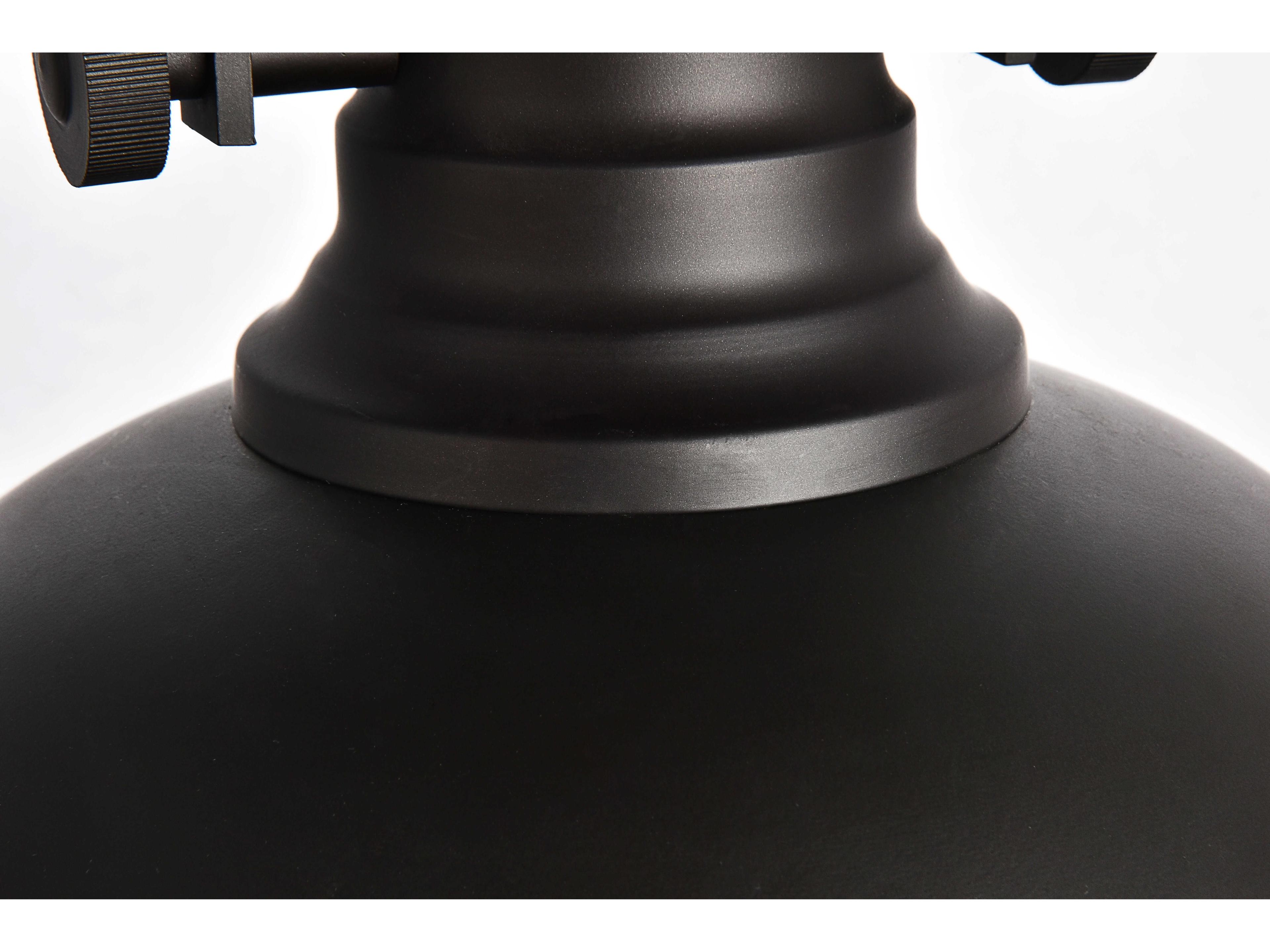 Elegant Lighting Eamon 1-Light Oil Rubbed Bronze Dome Pendant