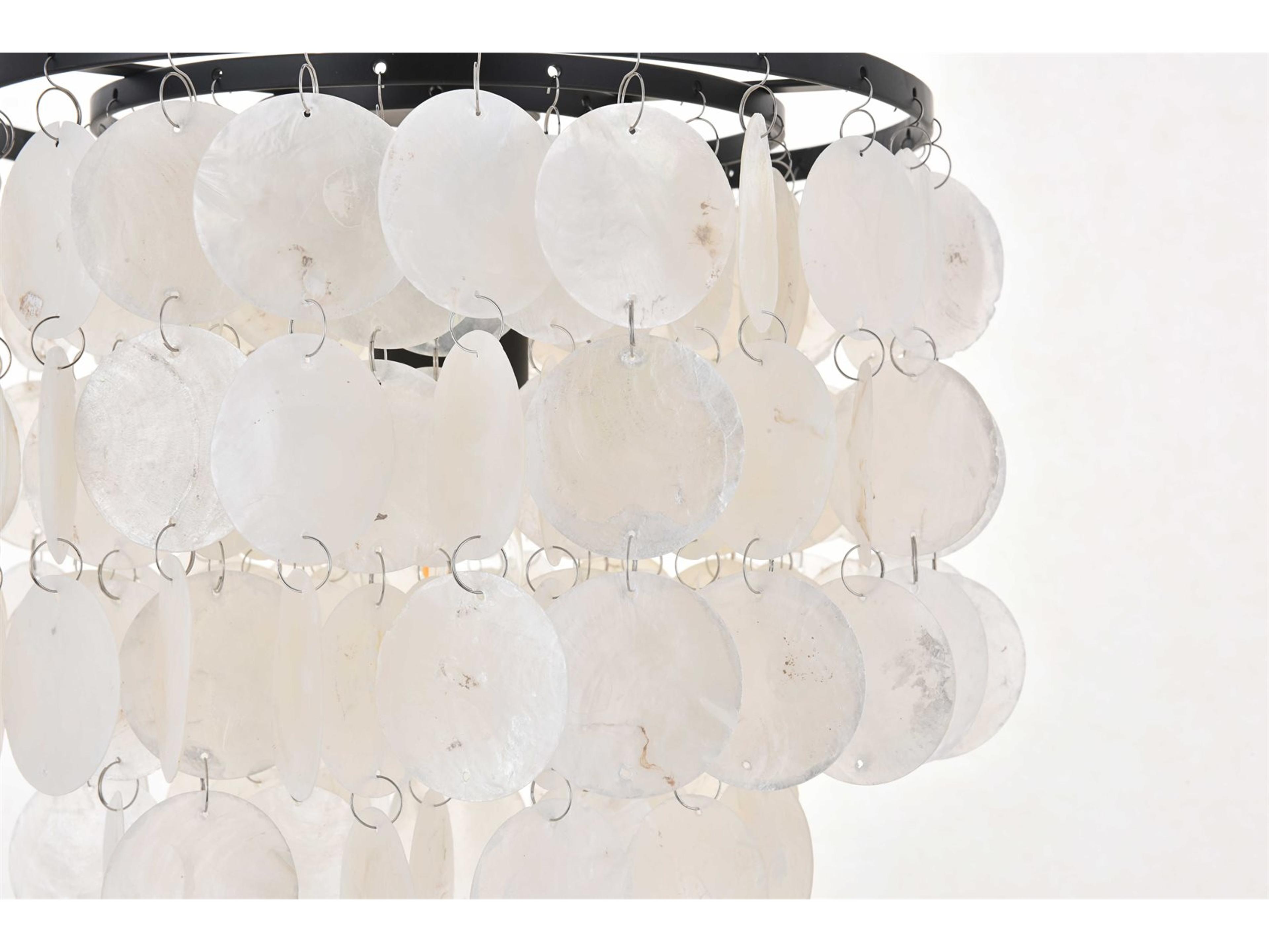 Elegant Lighting Selene 1-Light Brass Mini Pendant