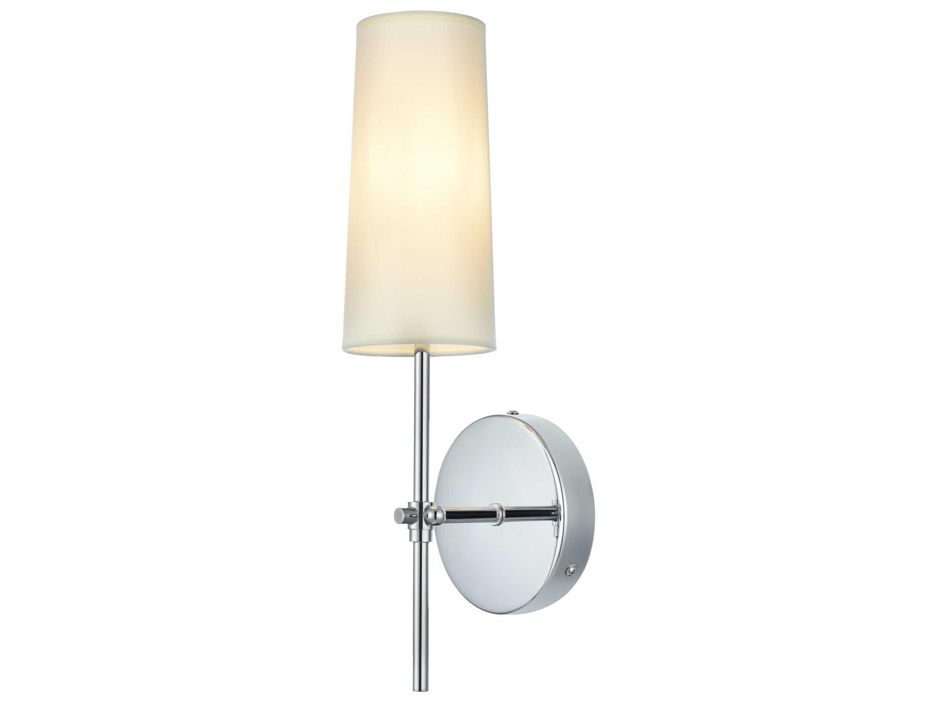 Mel 1-Light Chrome Wall Sconce
