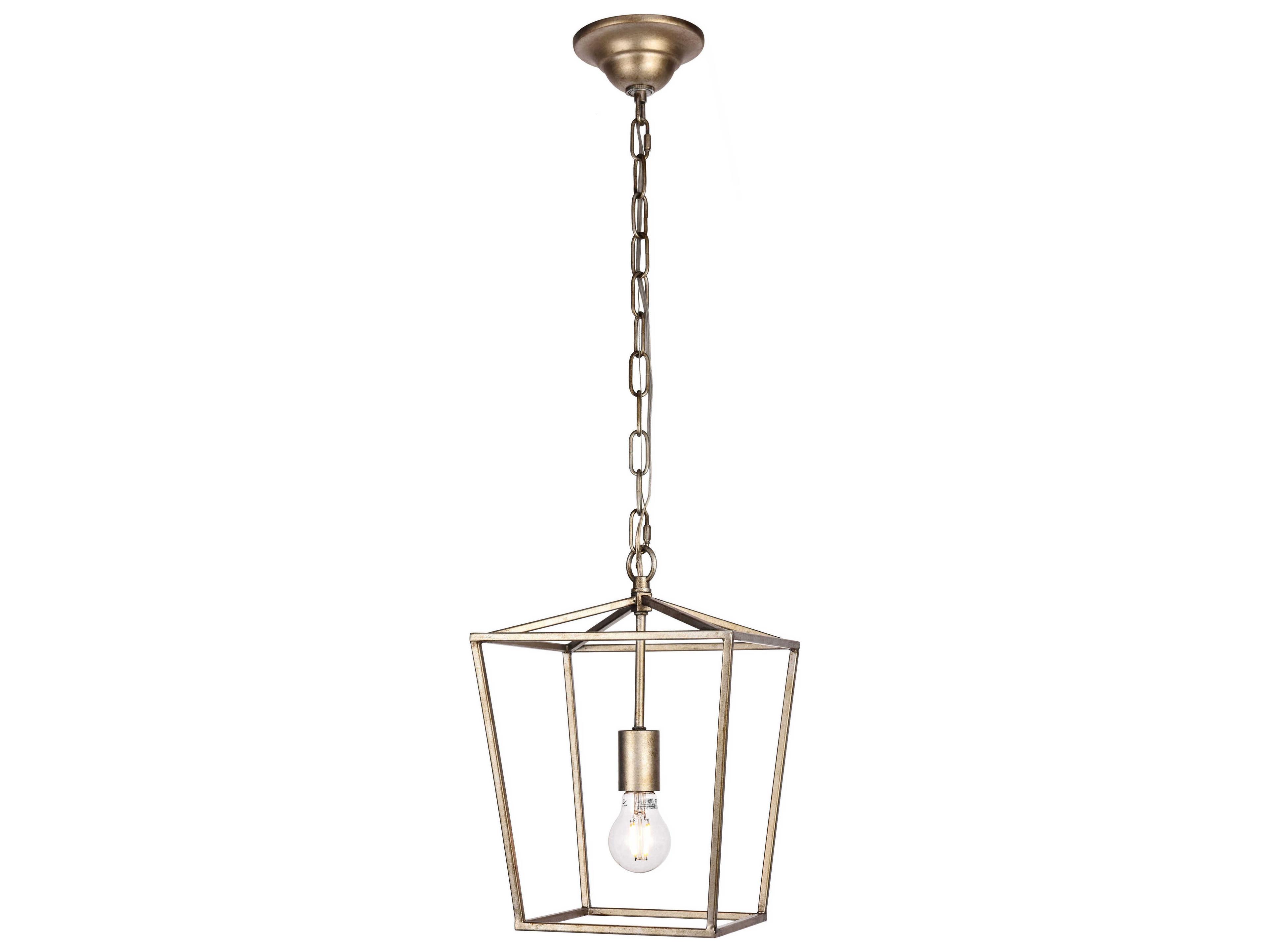 Maddox 1-Light Vintage Silver Mini Pendant
