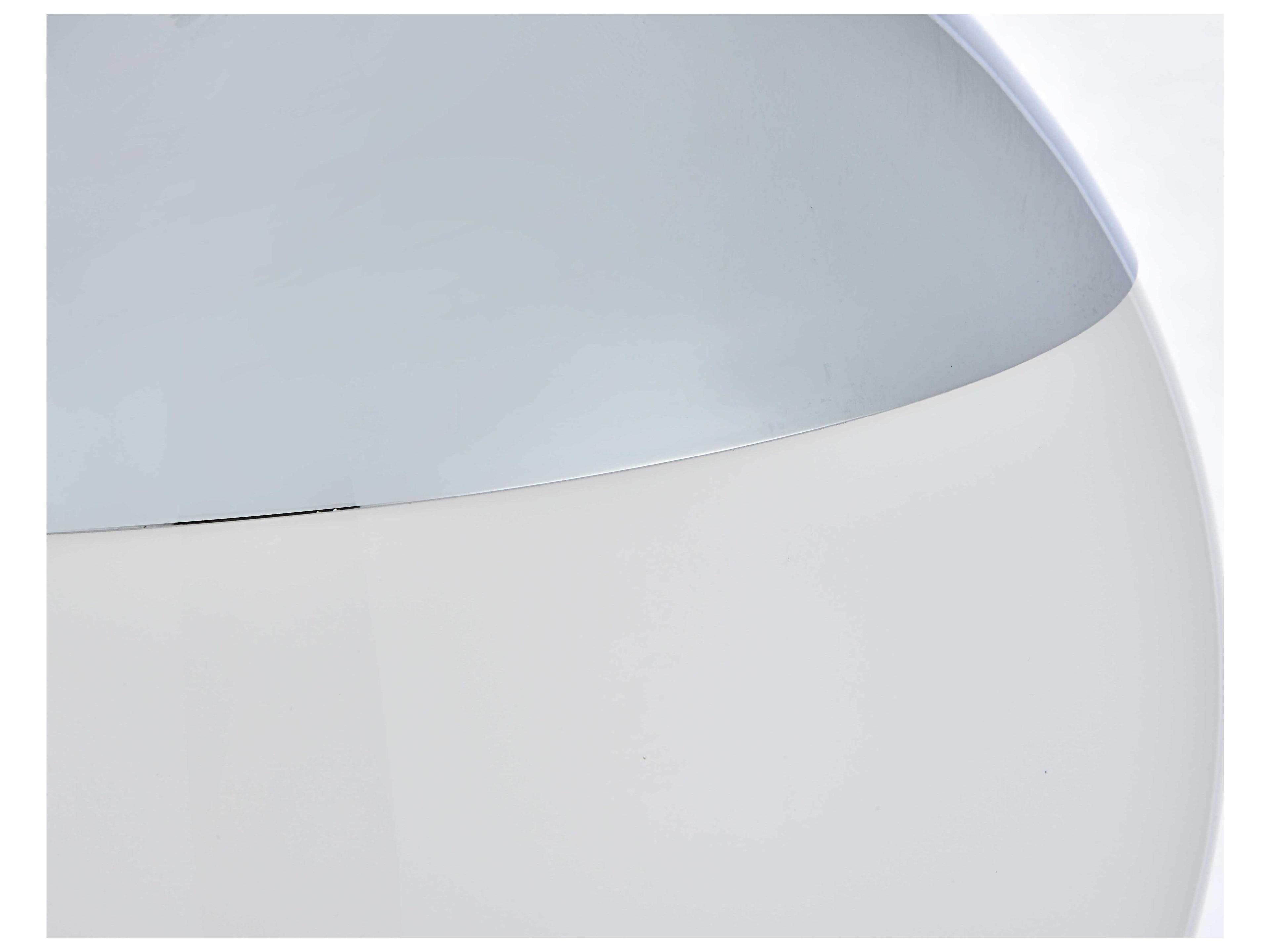 Elegant Lighting Eclipse 1-Light Chrome Glass Globe Mini Pendant