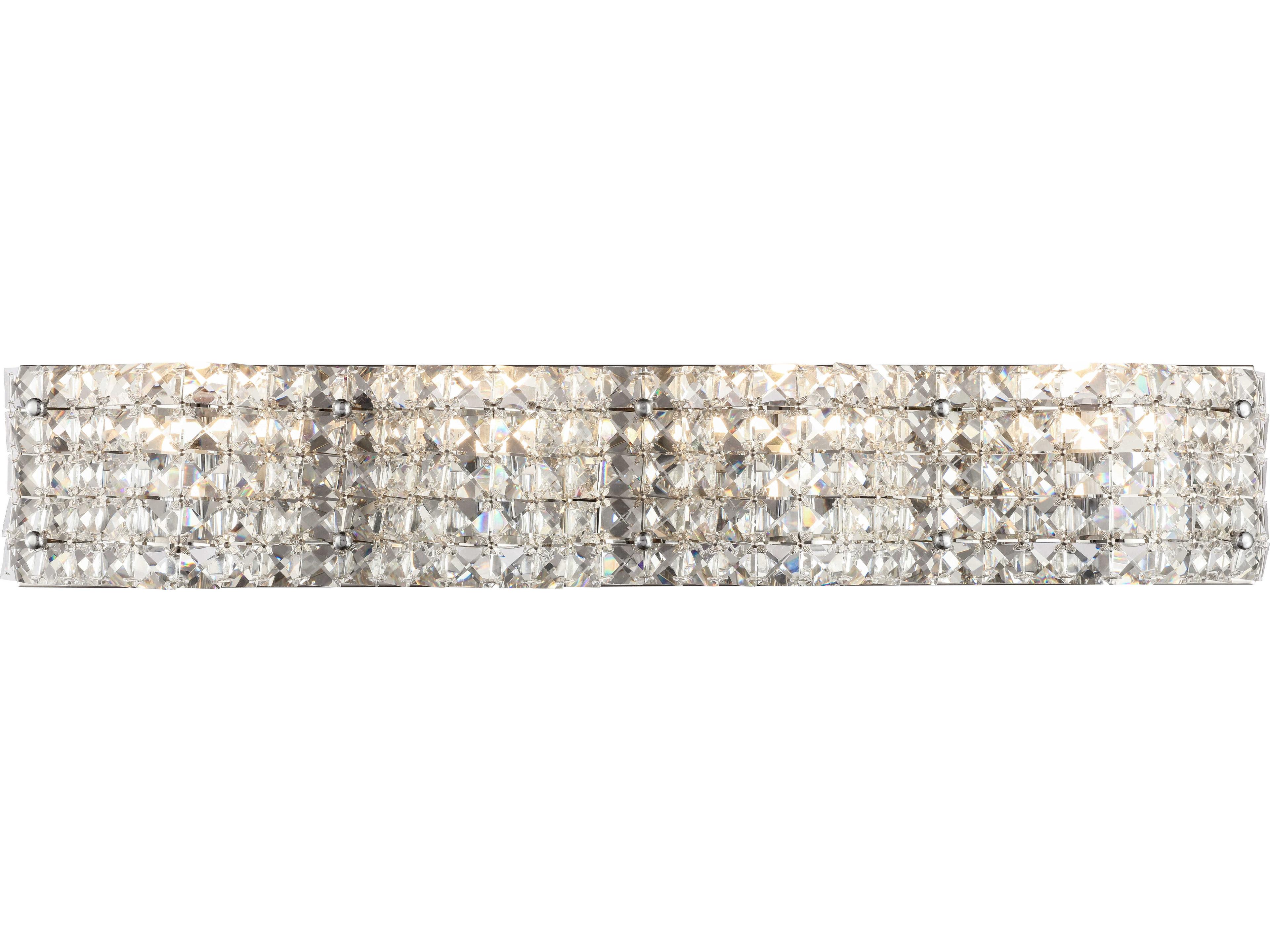 Ollie 4-Light Chrome Crystal Vanity Light