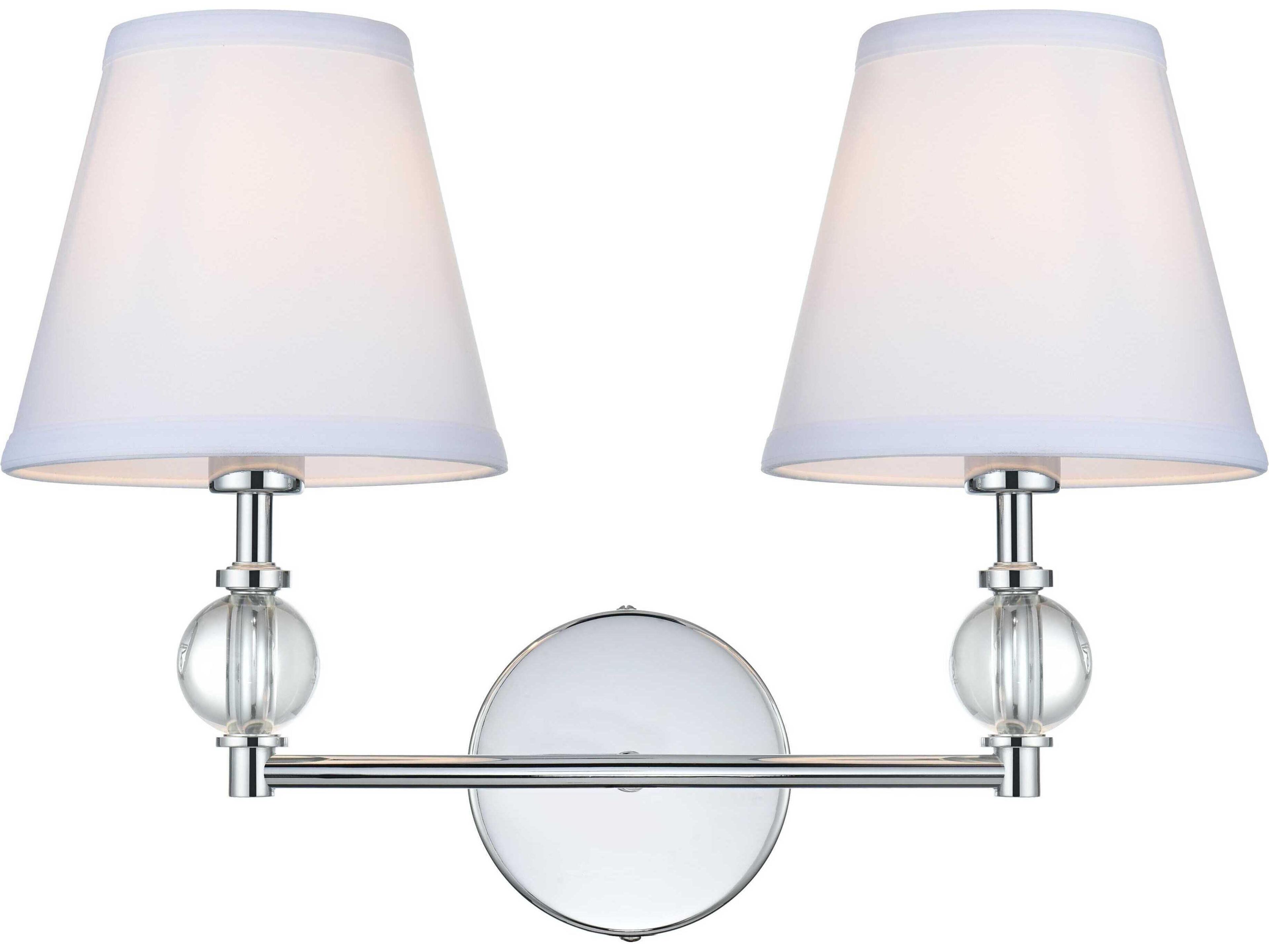 Elegant Lighting Bethany 2-Light Chrome Vanity Light