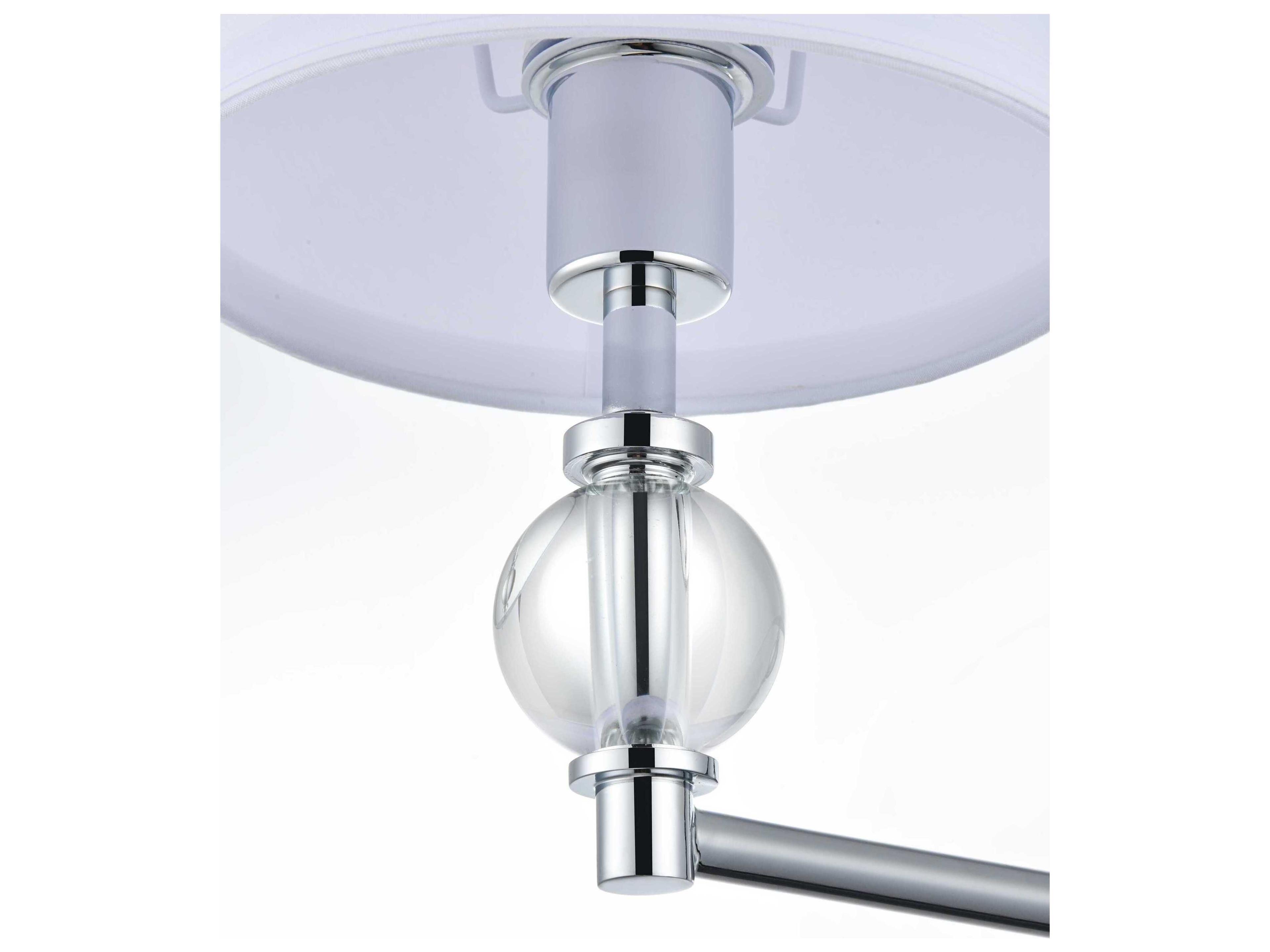 Elegant Lighting Bethany 3-Light Chrome Vanity Light