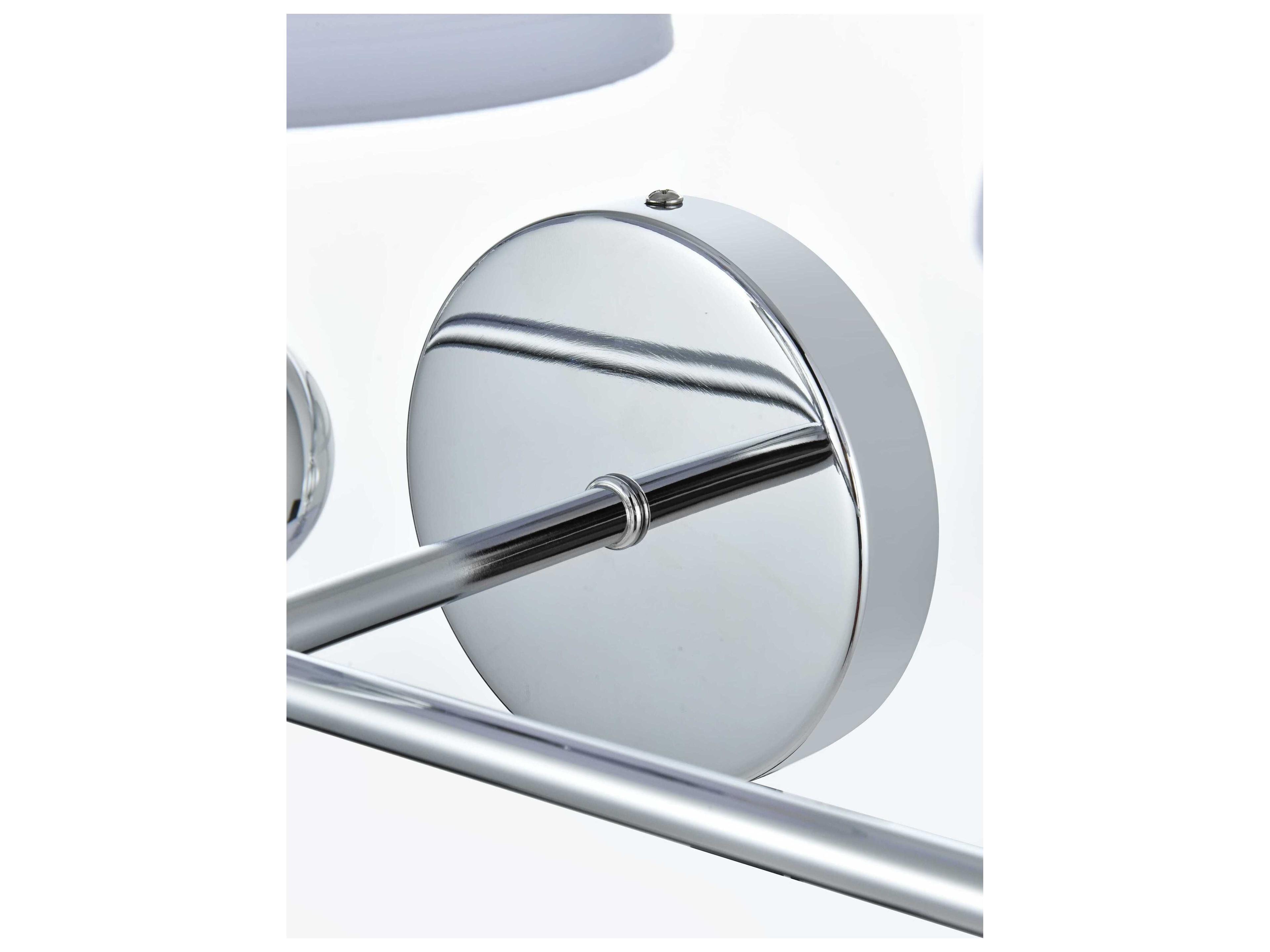 Elegant Lighting Bethany 3-Light Chrome Vanity Light