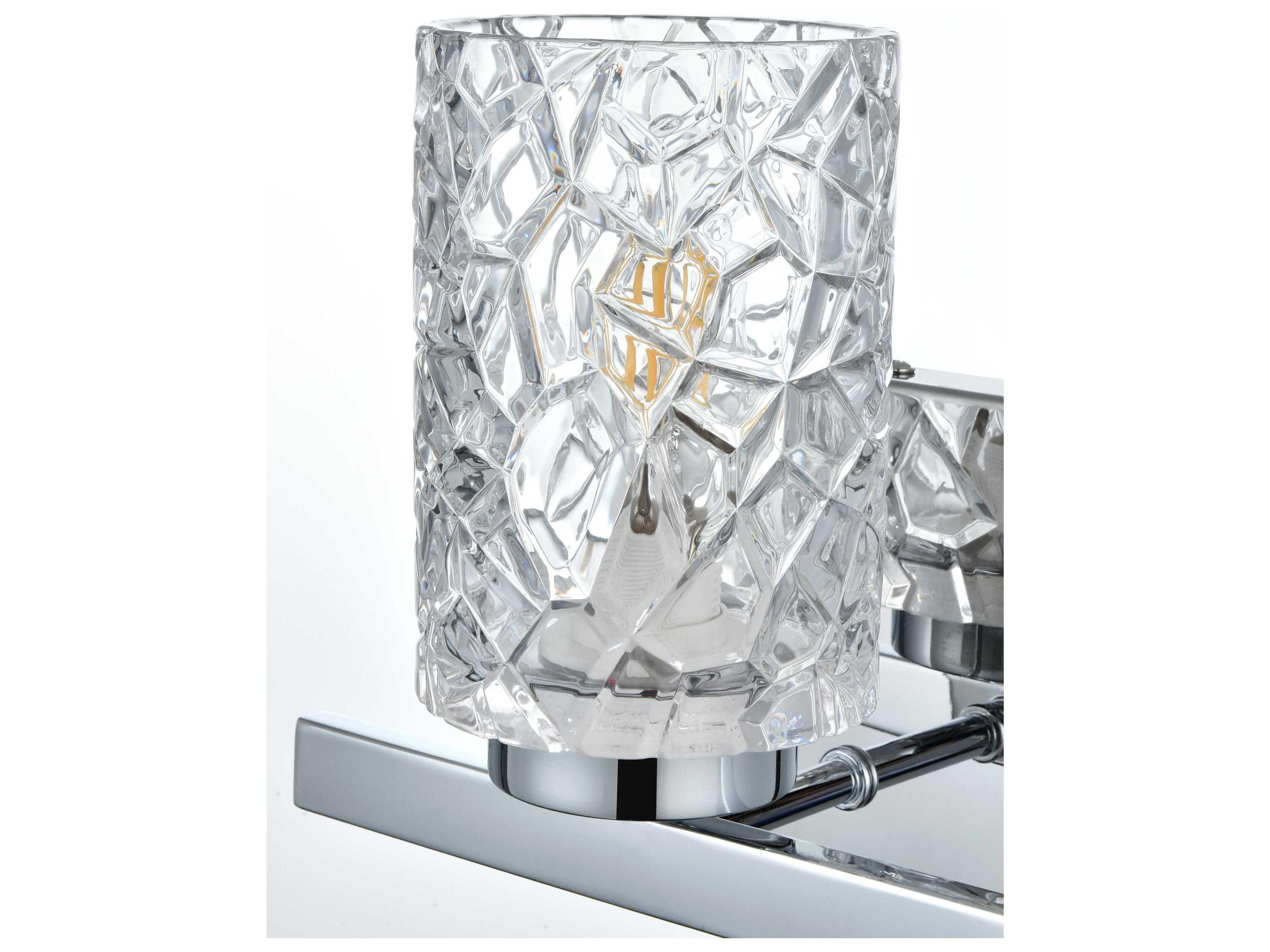 Elegant Lighting Cassie 1-Light Chrome Wall Sconce