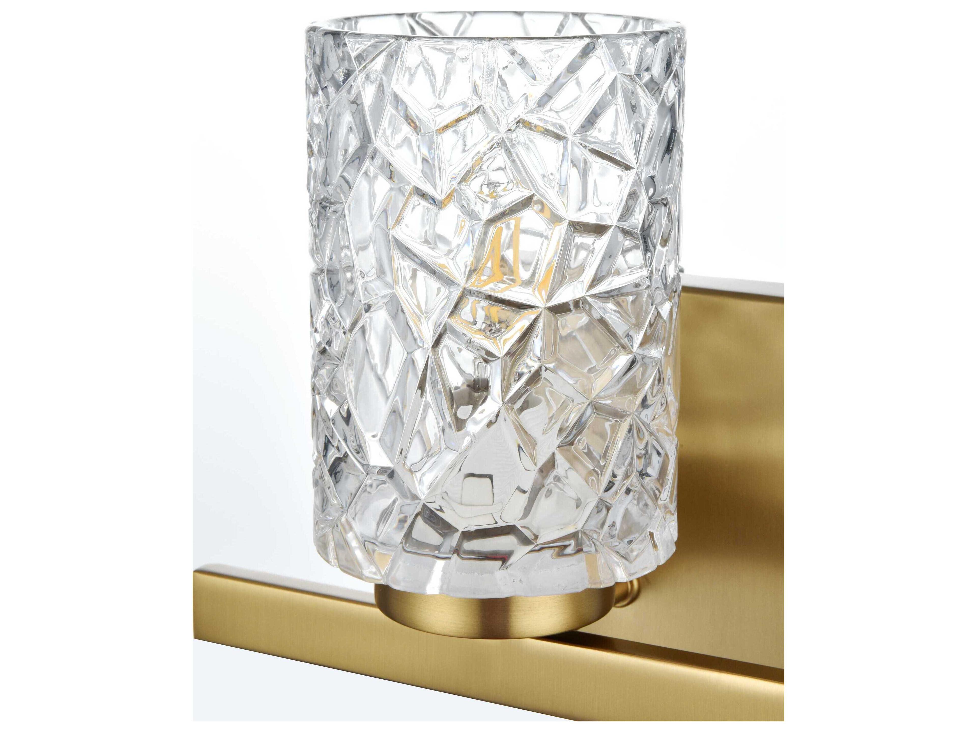 Elegant Lighting Cassie 1-Light Satin Gold Wall Sconce