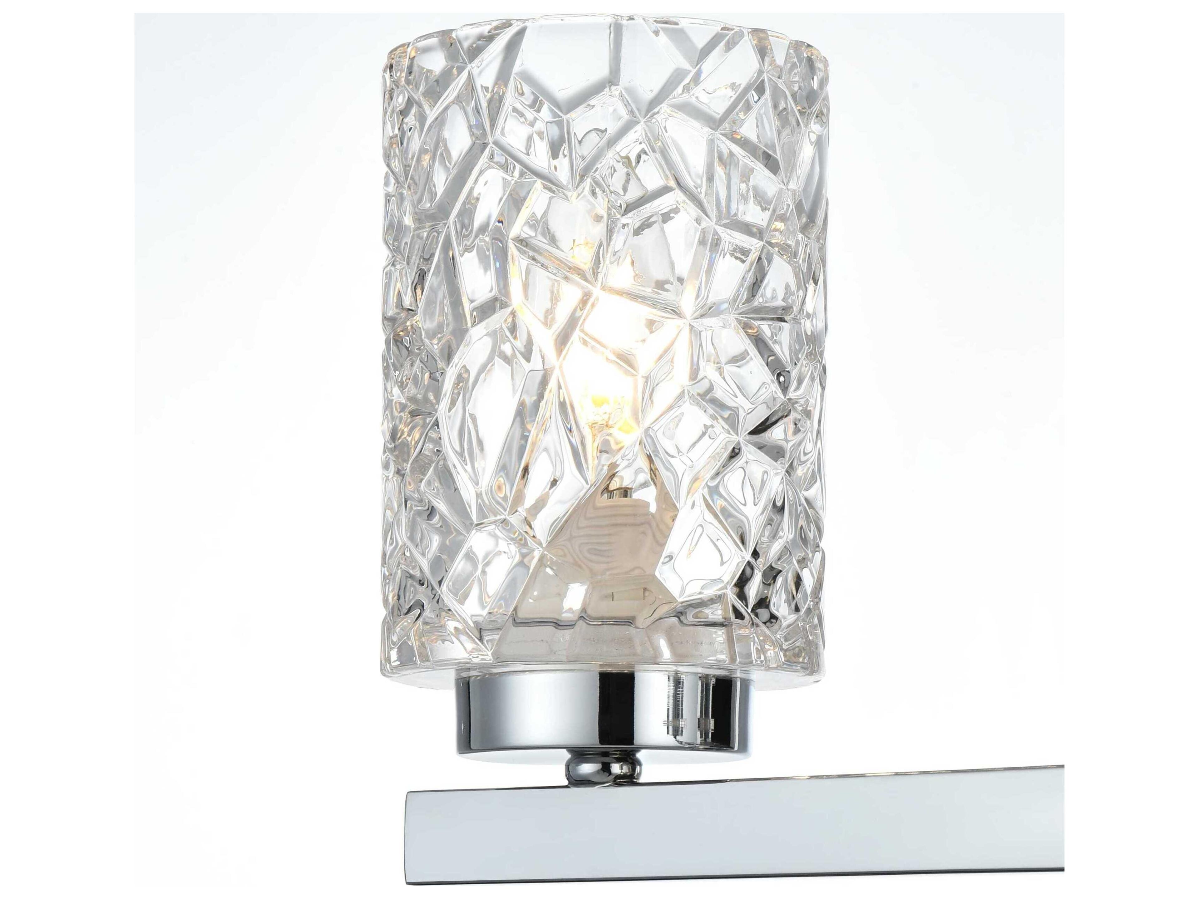 Elegant Lighting Cassie 4-Light Chrome Vanity Light