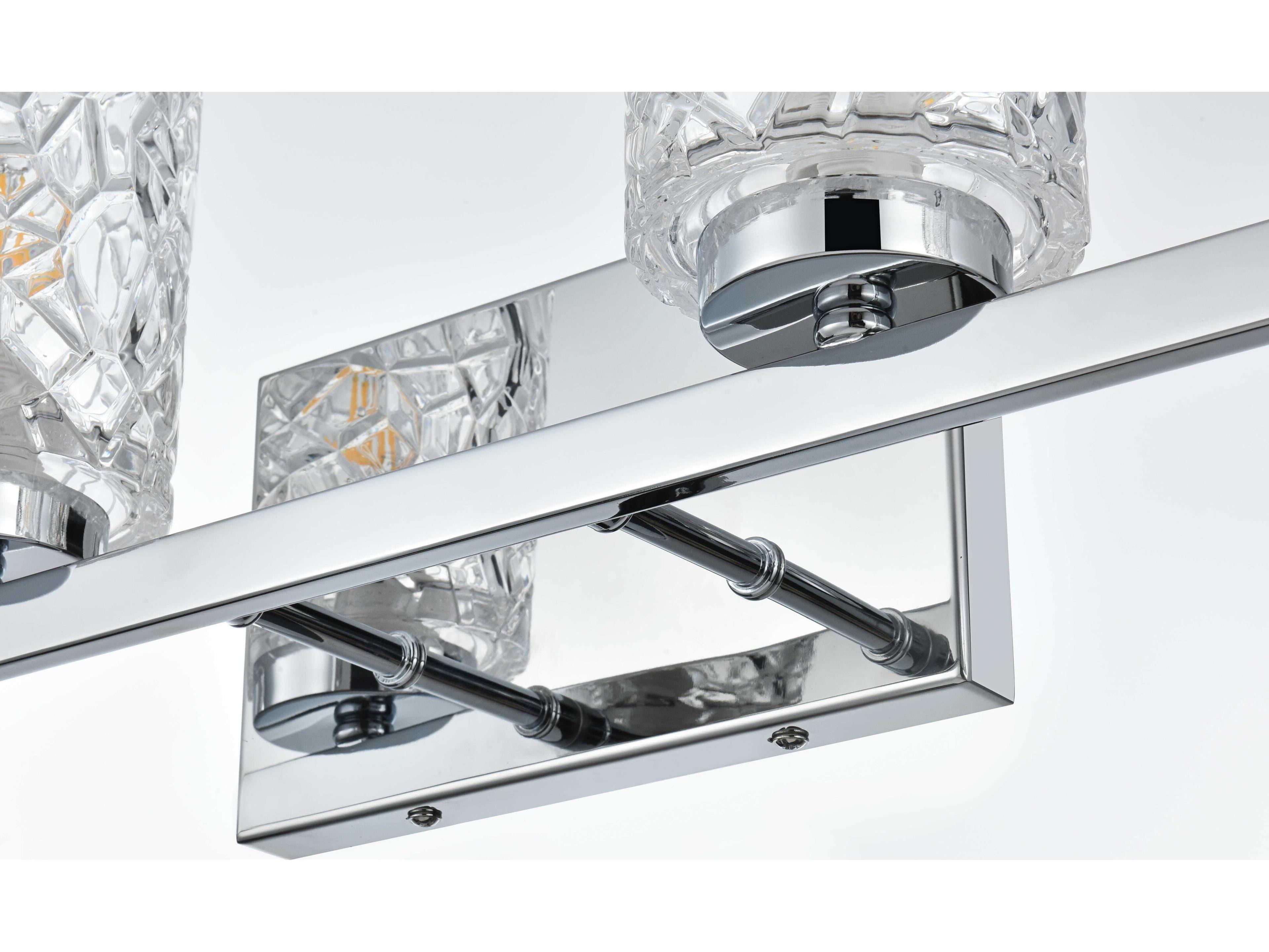 Elegant Lighting Cassie 4-Light Chrome Vanity Light