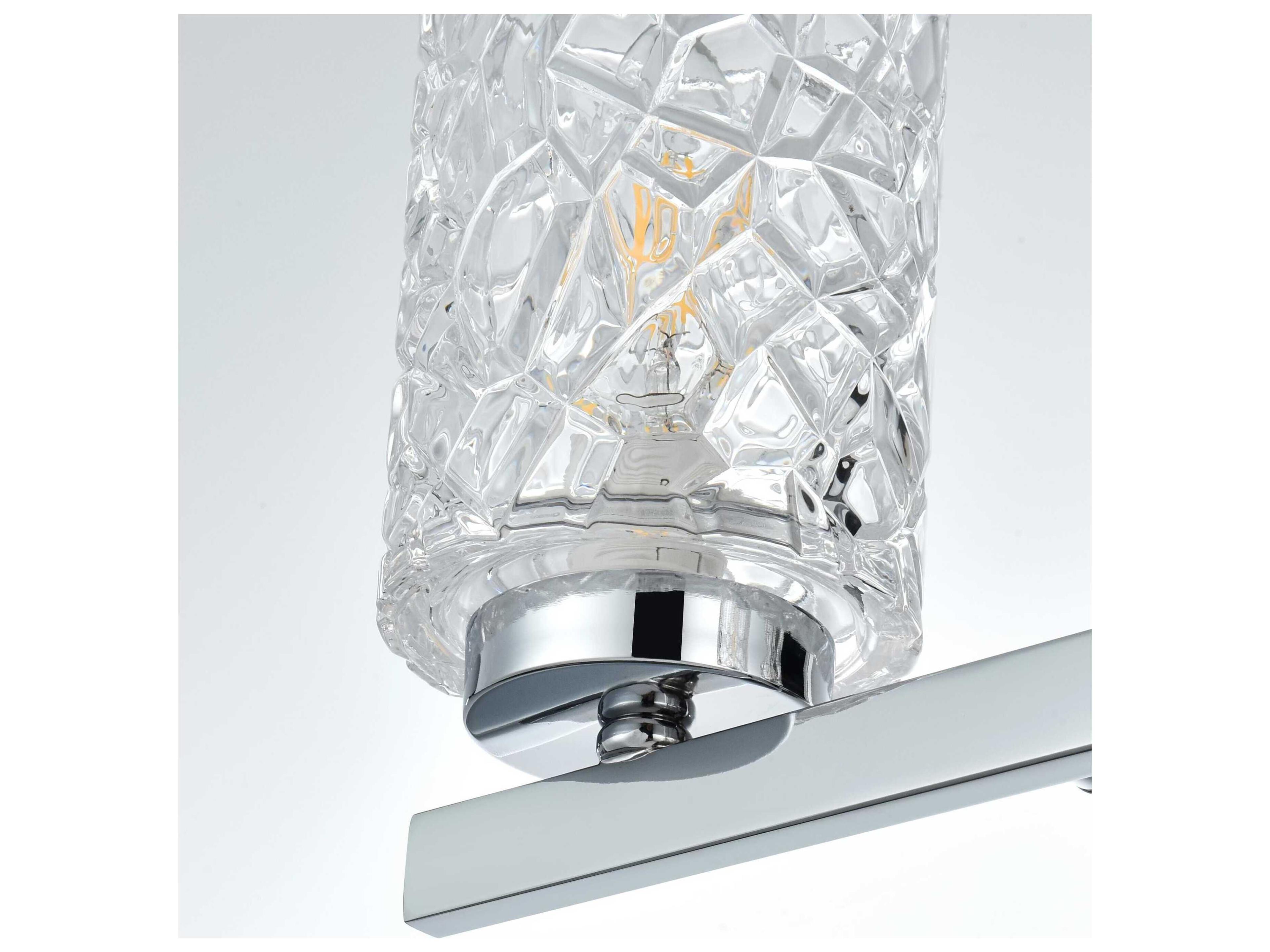 Elegant Lighting Cassie 5-Light Chrome Vanity Light