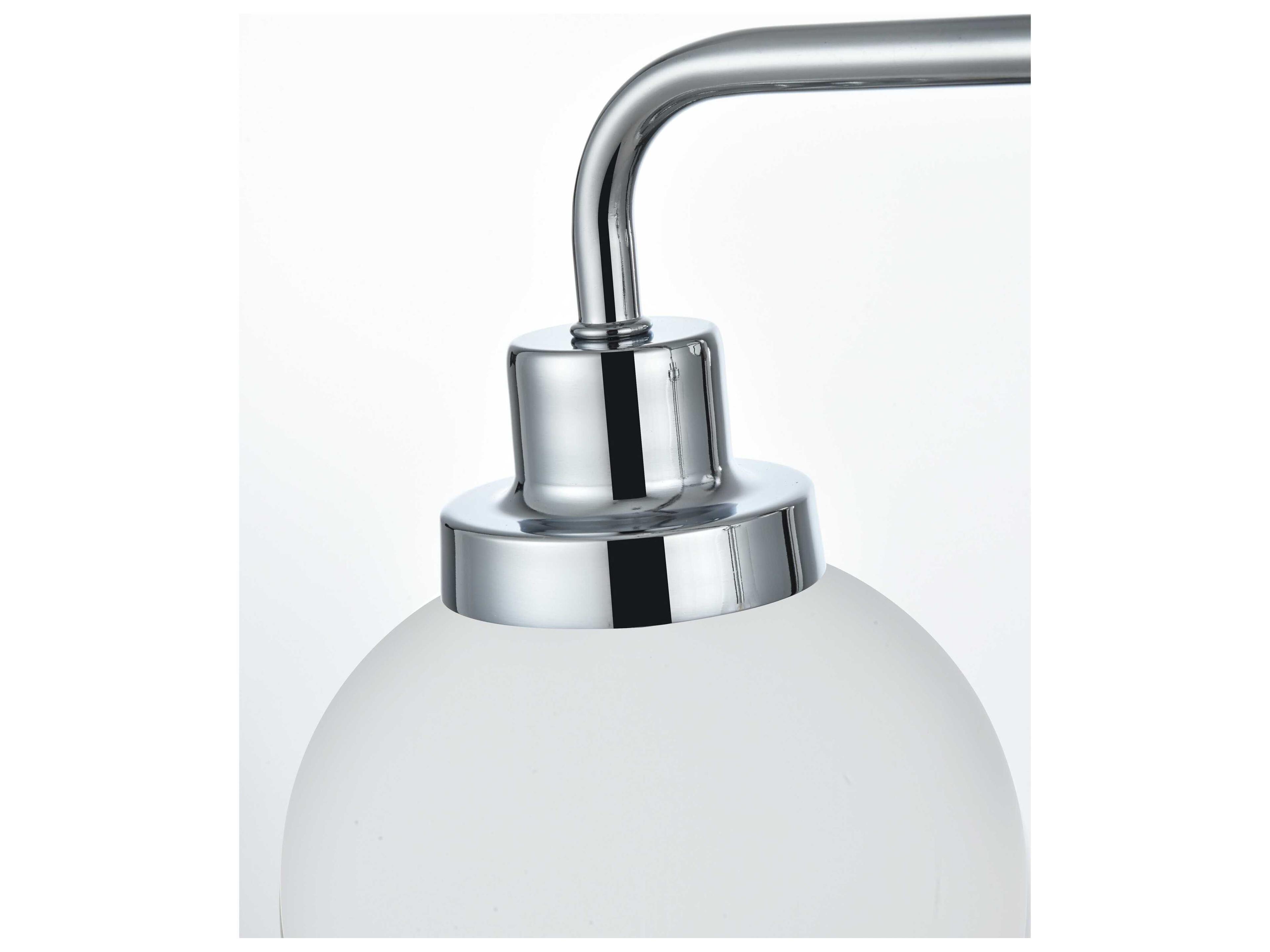 Elegant Lighting Hanson 2-Light Chrome Vanity Light