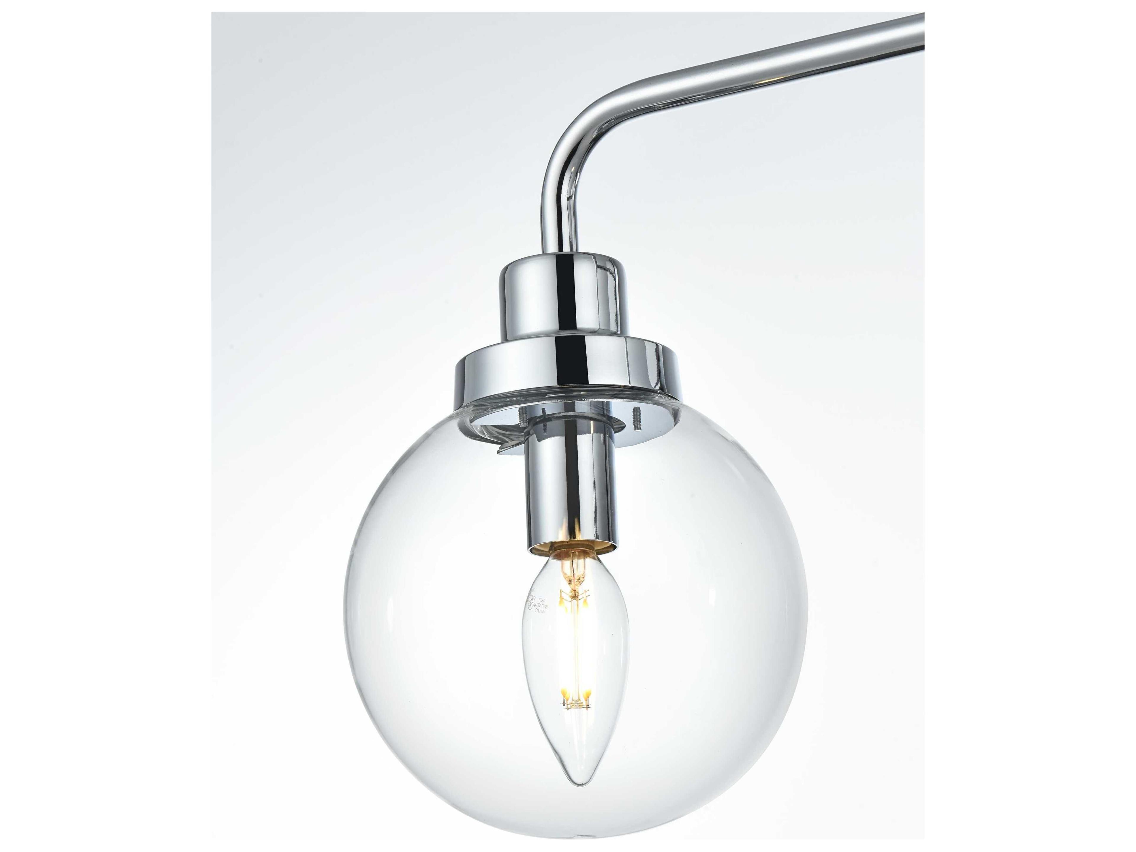 Elegant Lighting Hanson 2-Light Chrome Vanity Light