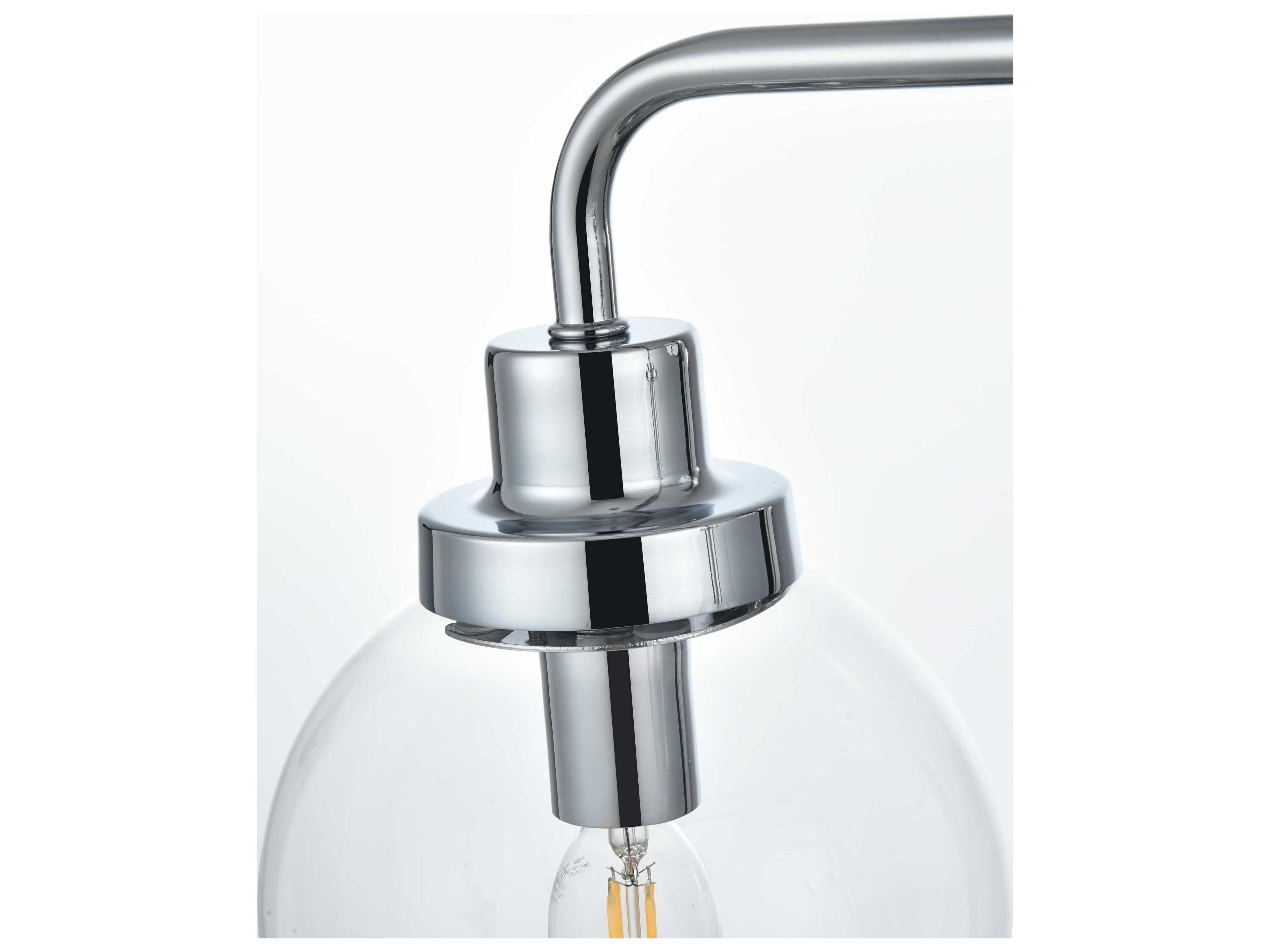 Elegant Lighting Hanson 2-Light Chrome Vanity Light