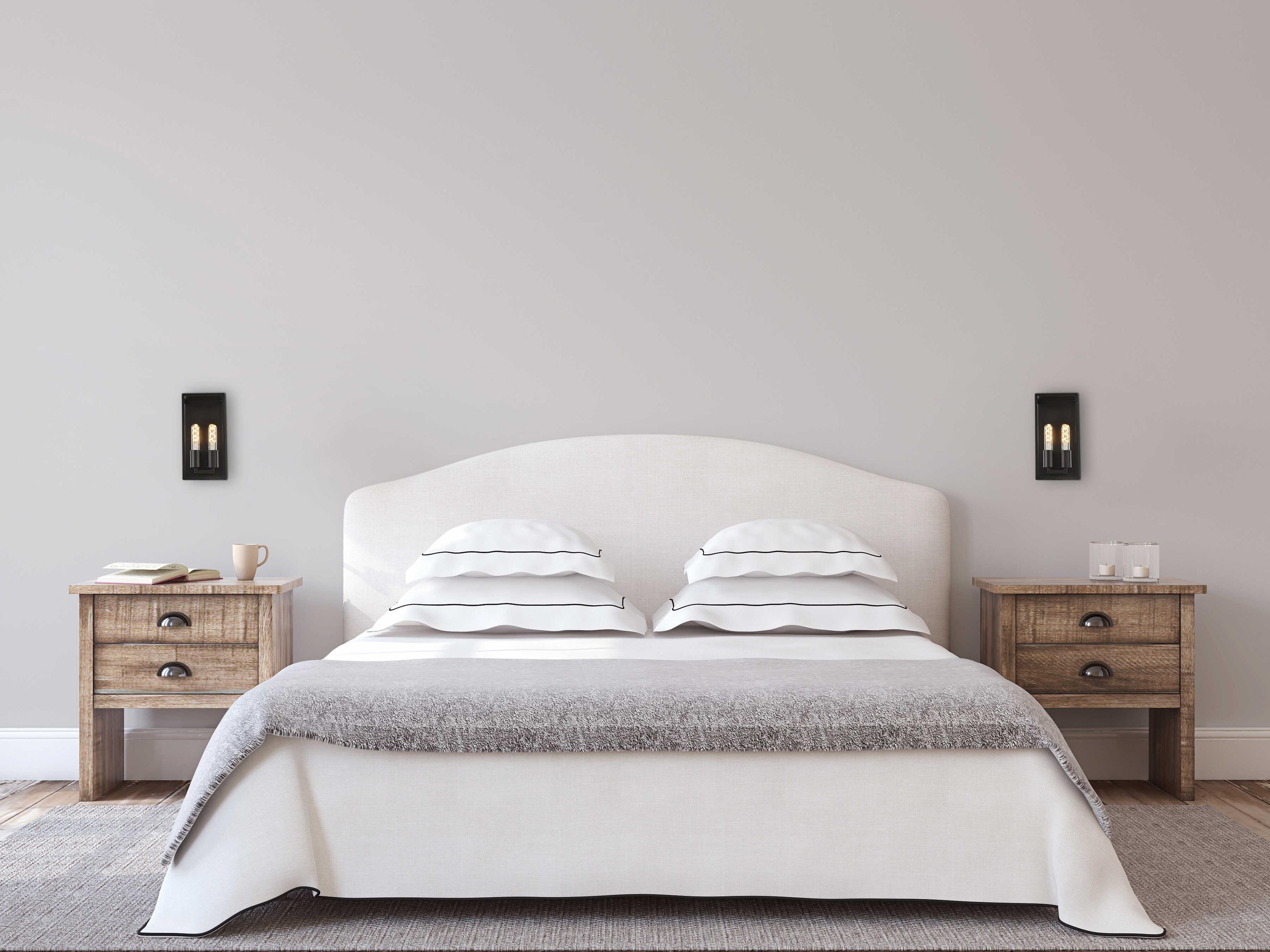 Elegant Lighting Voir 2-Light Black Wall Sconce