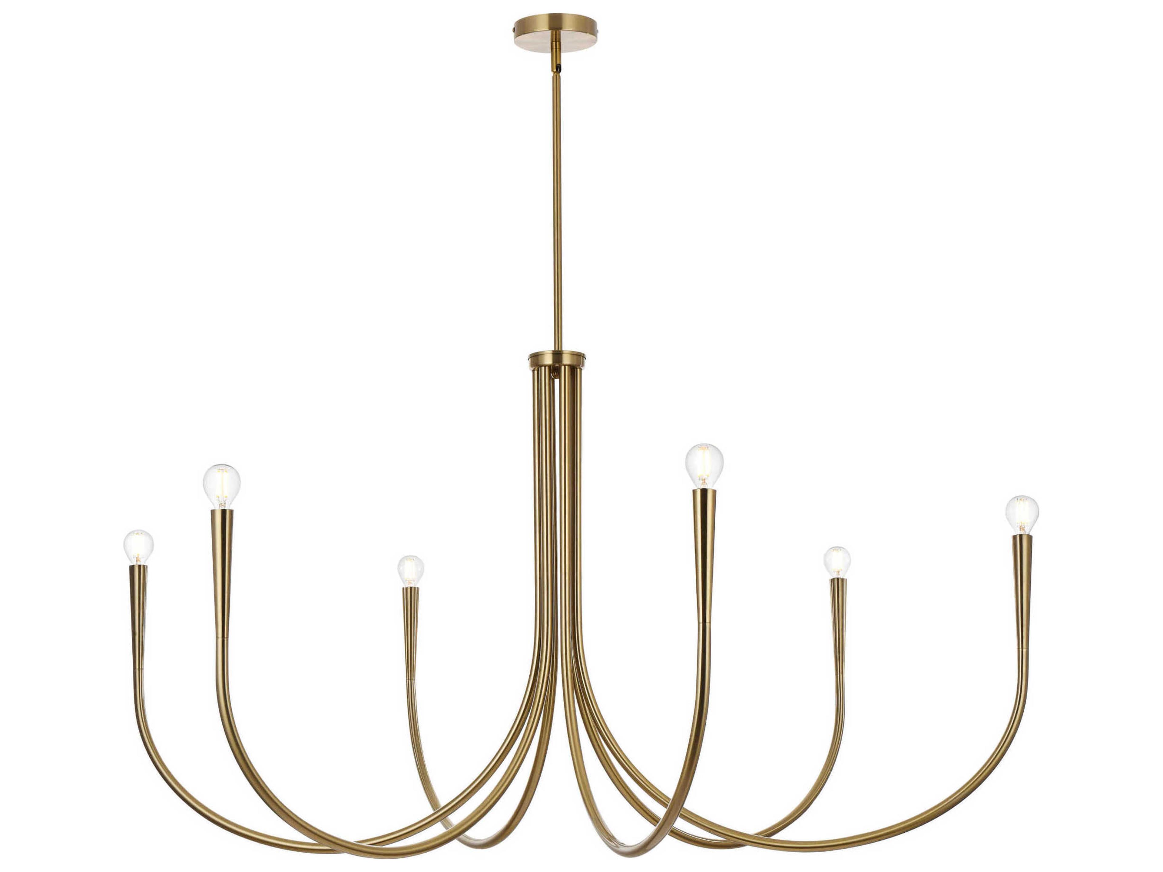 Layne 6-Light Gold Chandelier