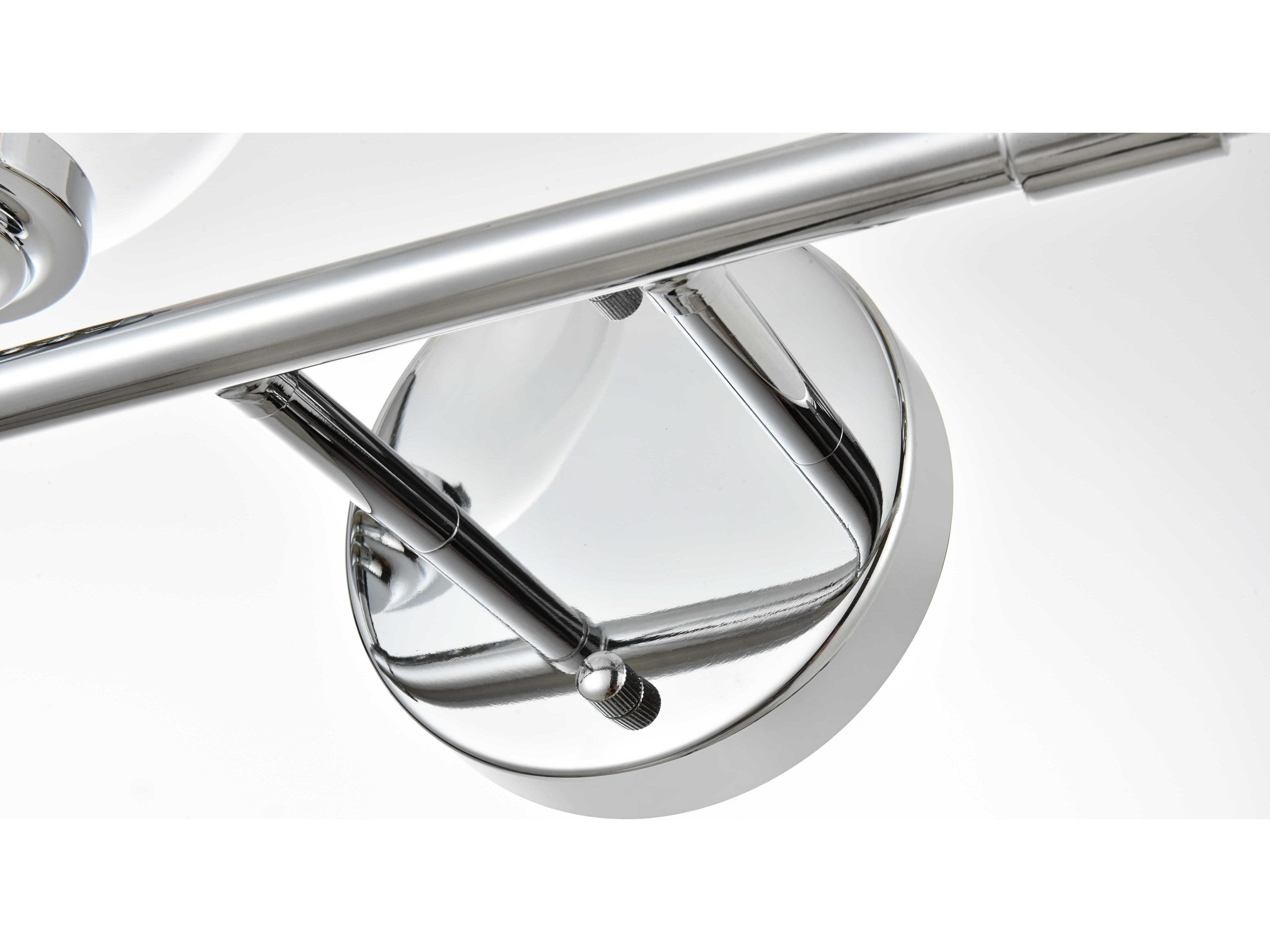 Elegant Lighting Ingrid 2-Light Chrome Glass Vanity Light