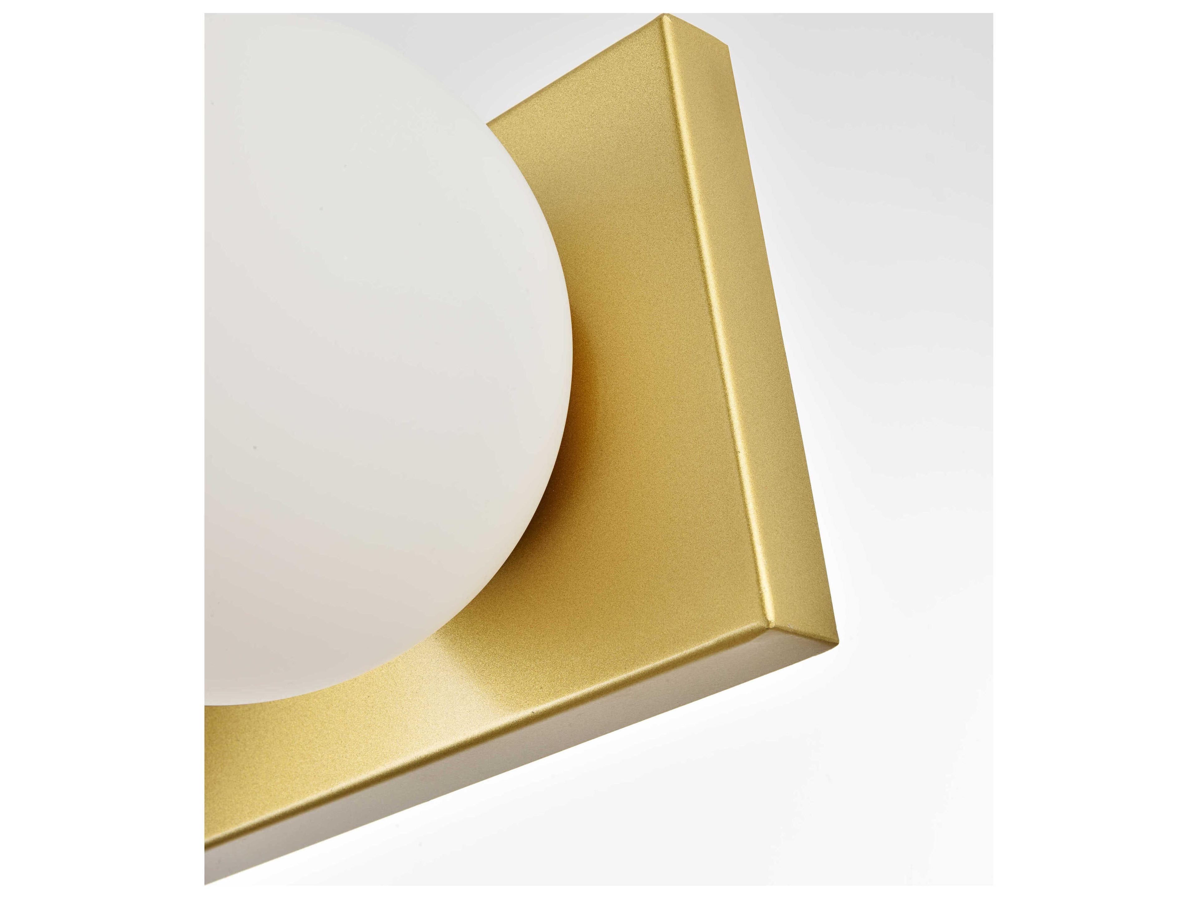 Elegant Lighting Jaylin 4-Light Brass Glass Vanity Light