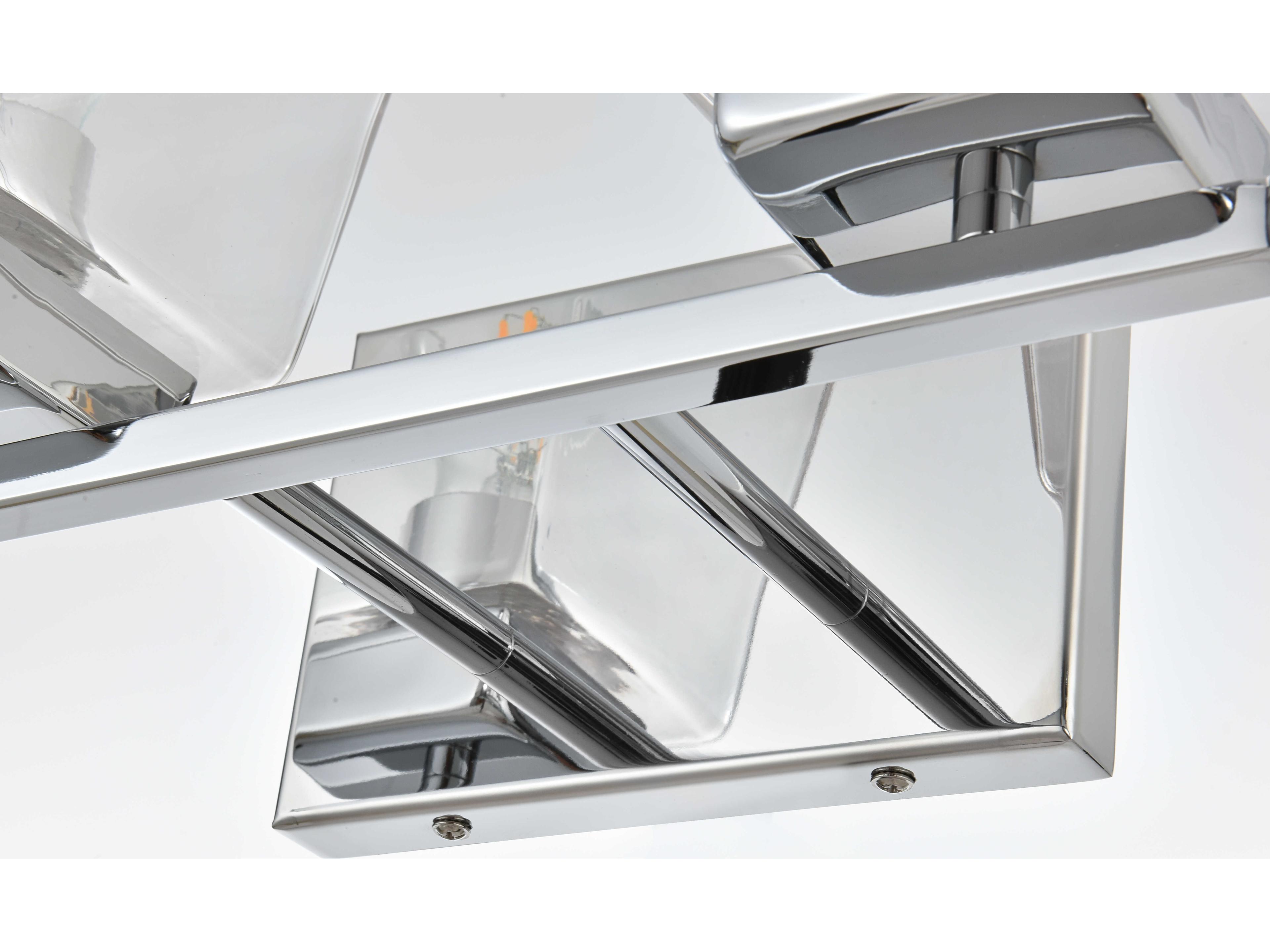 Elegant Lighting Merrick 4-Light Chrome Clear Glass Vanity Light